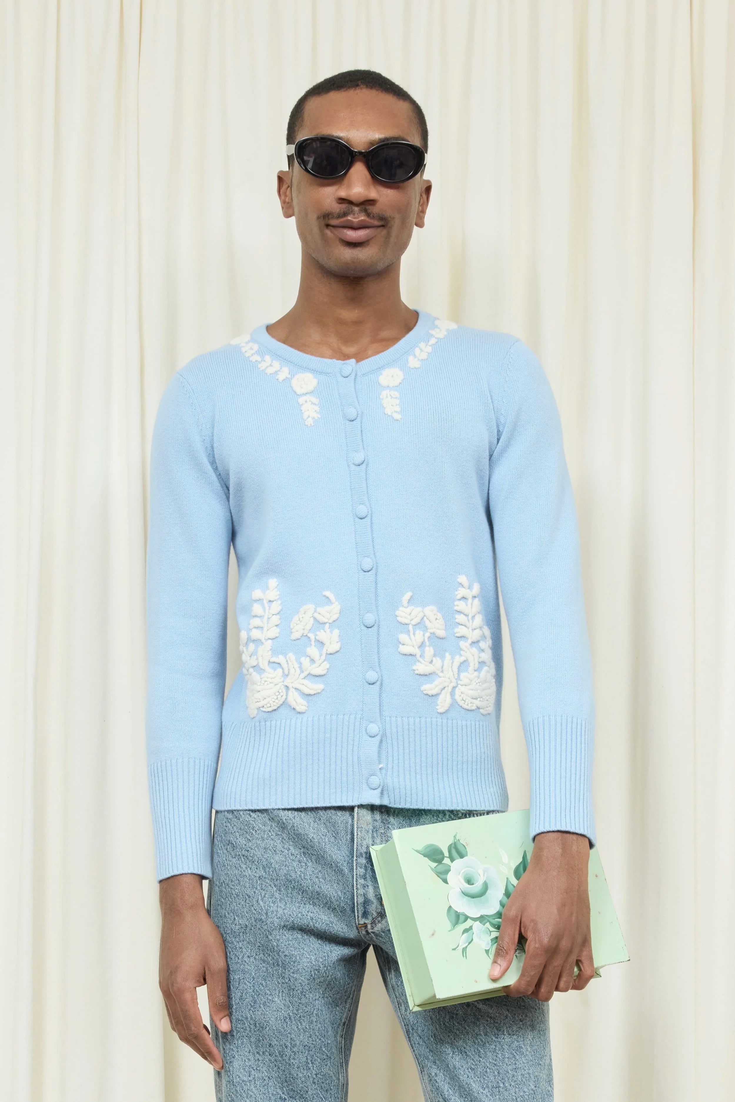 Gladys Hand Embroidered Cardigan