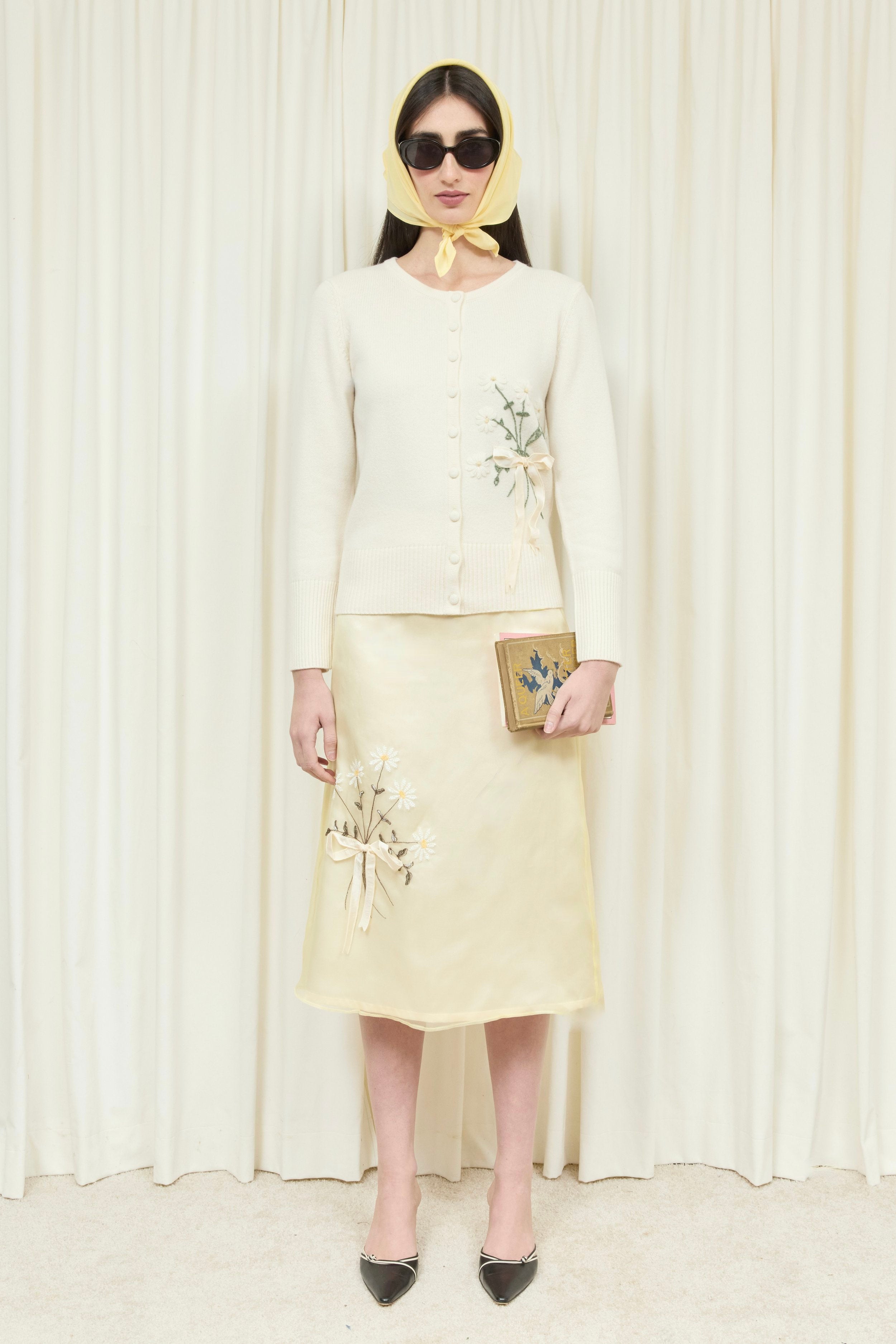 Lisel Daisy Embroidered Skirt