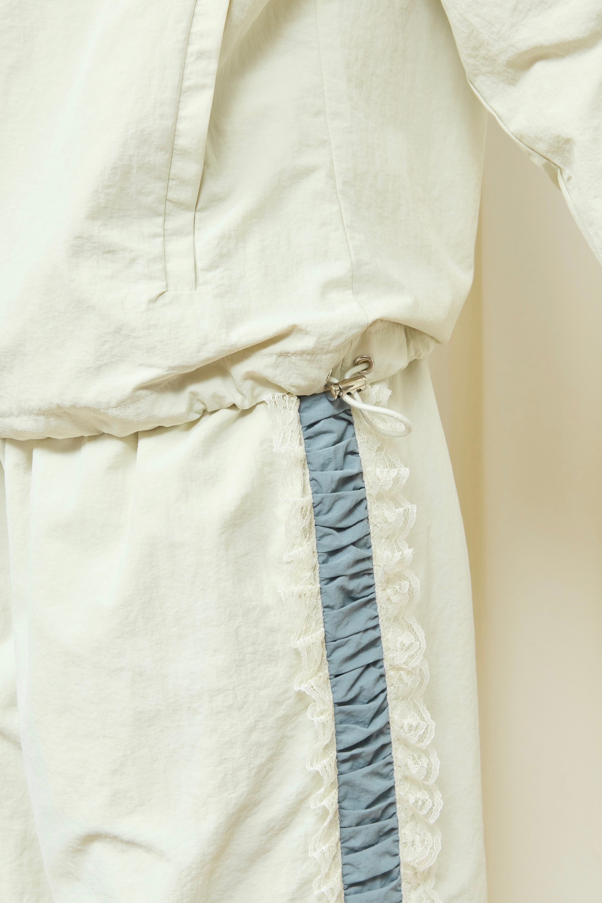 Wilbur Ruched Stripe Windbreaker Pant