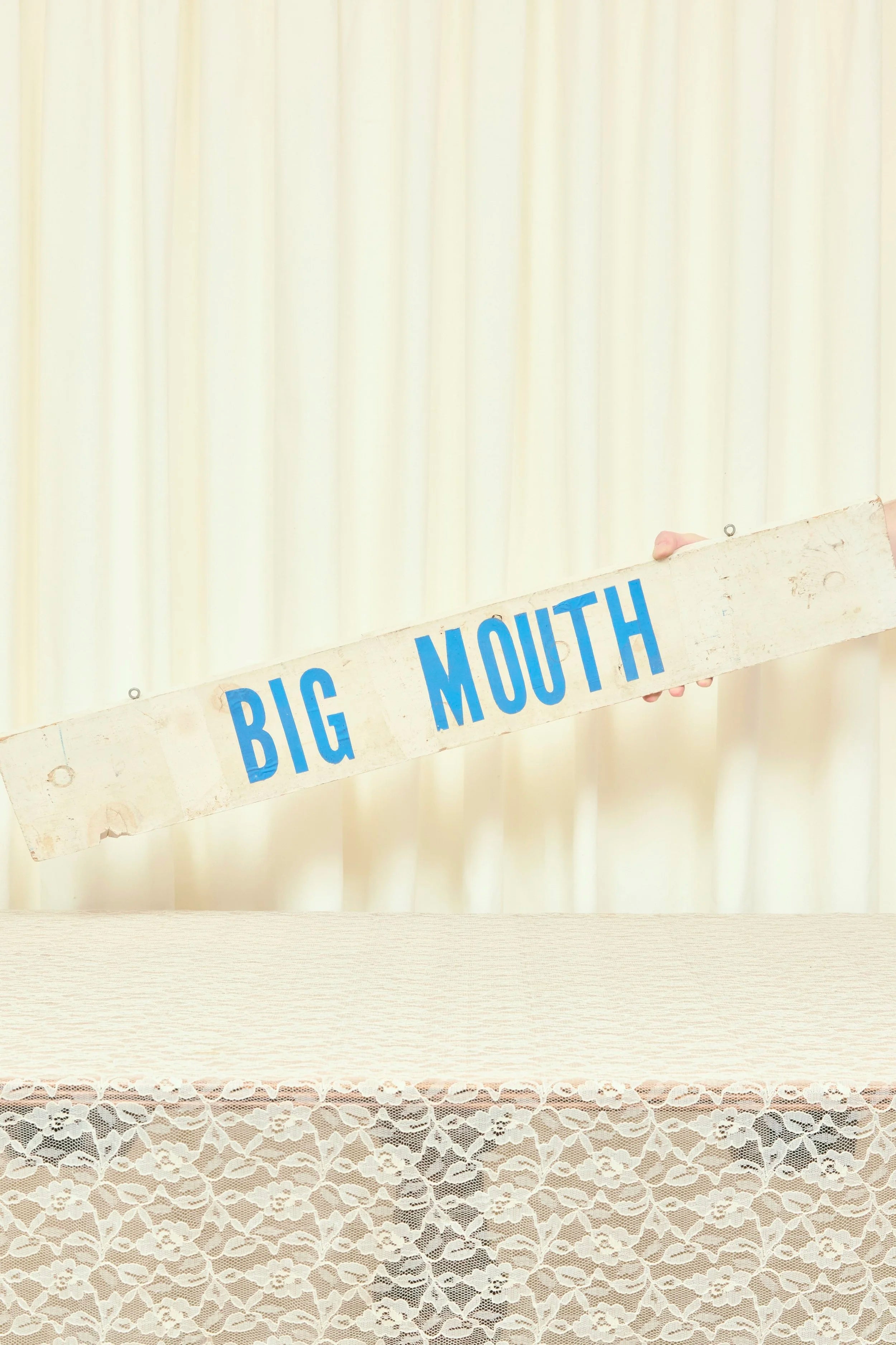 Vintage "Big Mouth" Sign