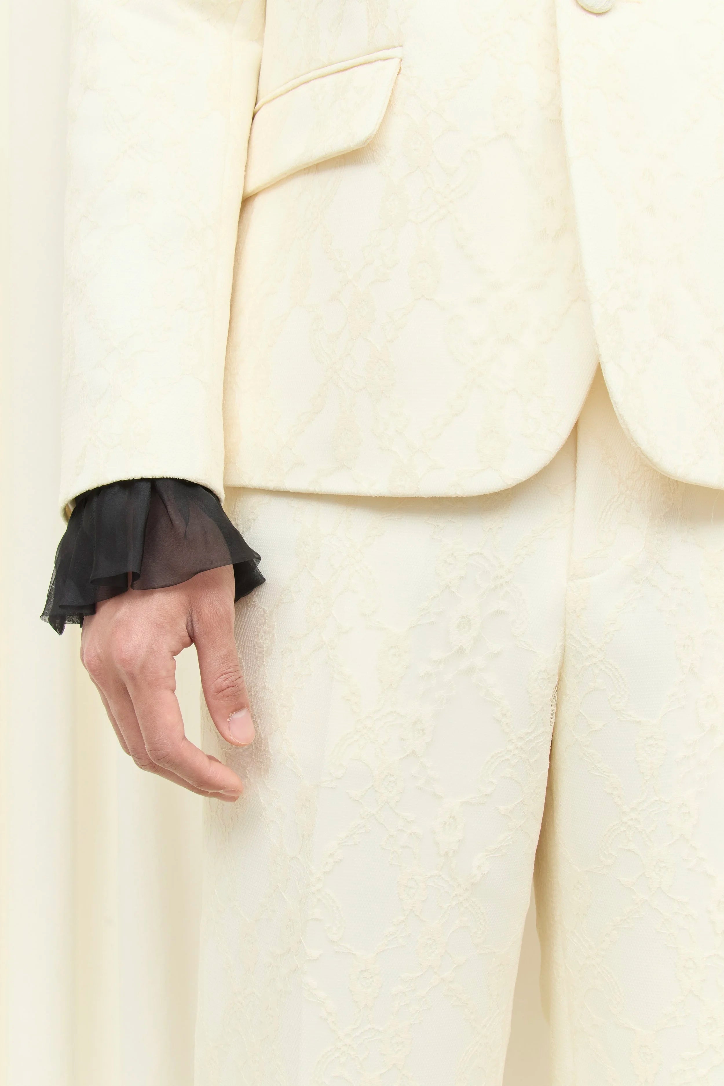 Simone Sheer Organza Pussybow Blouse