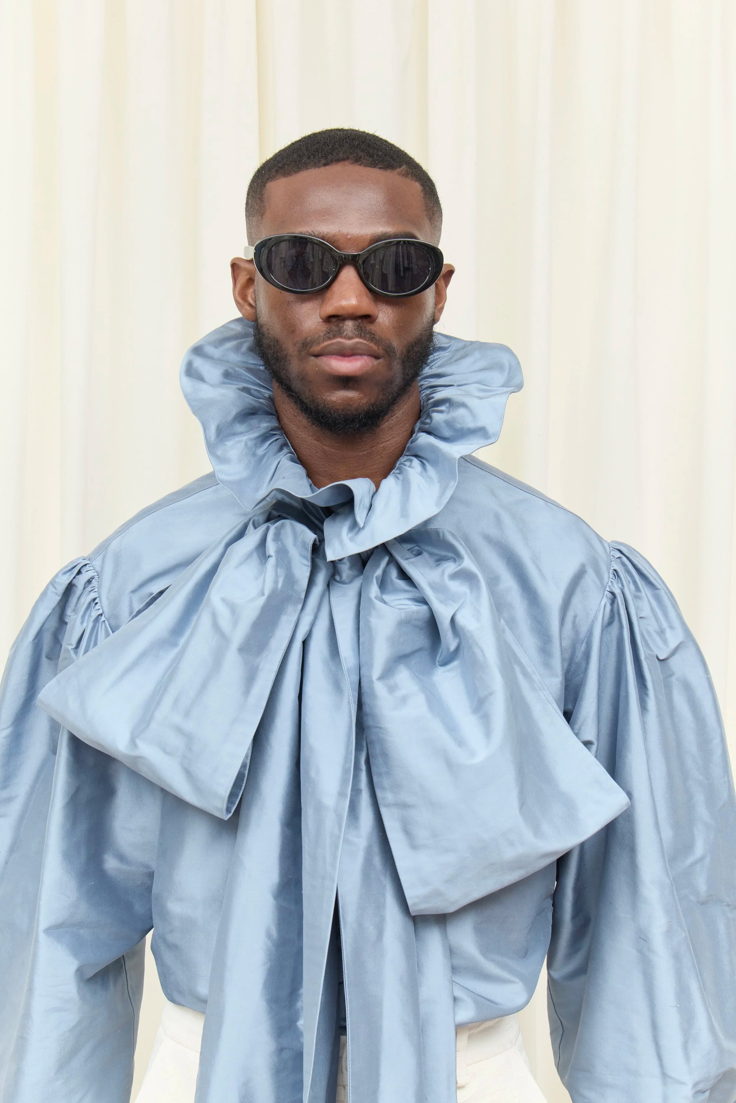 Simone Oversized Bow Blouse