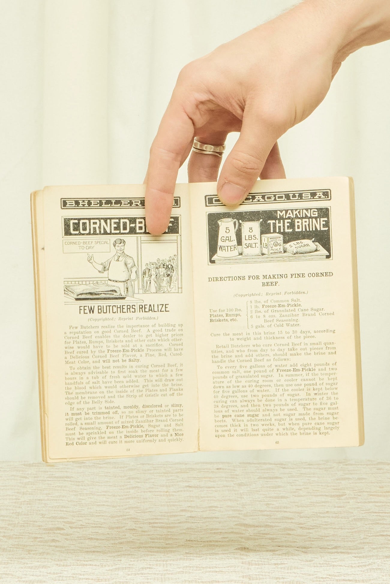 Antique "Sausage Making" Book (1908)