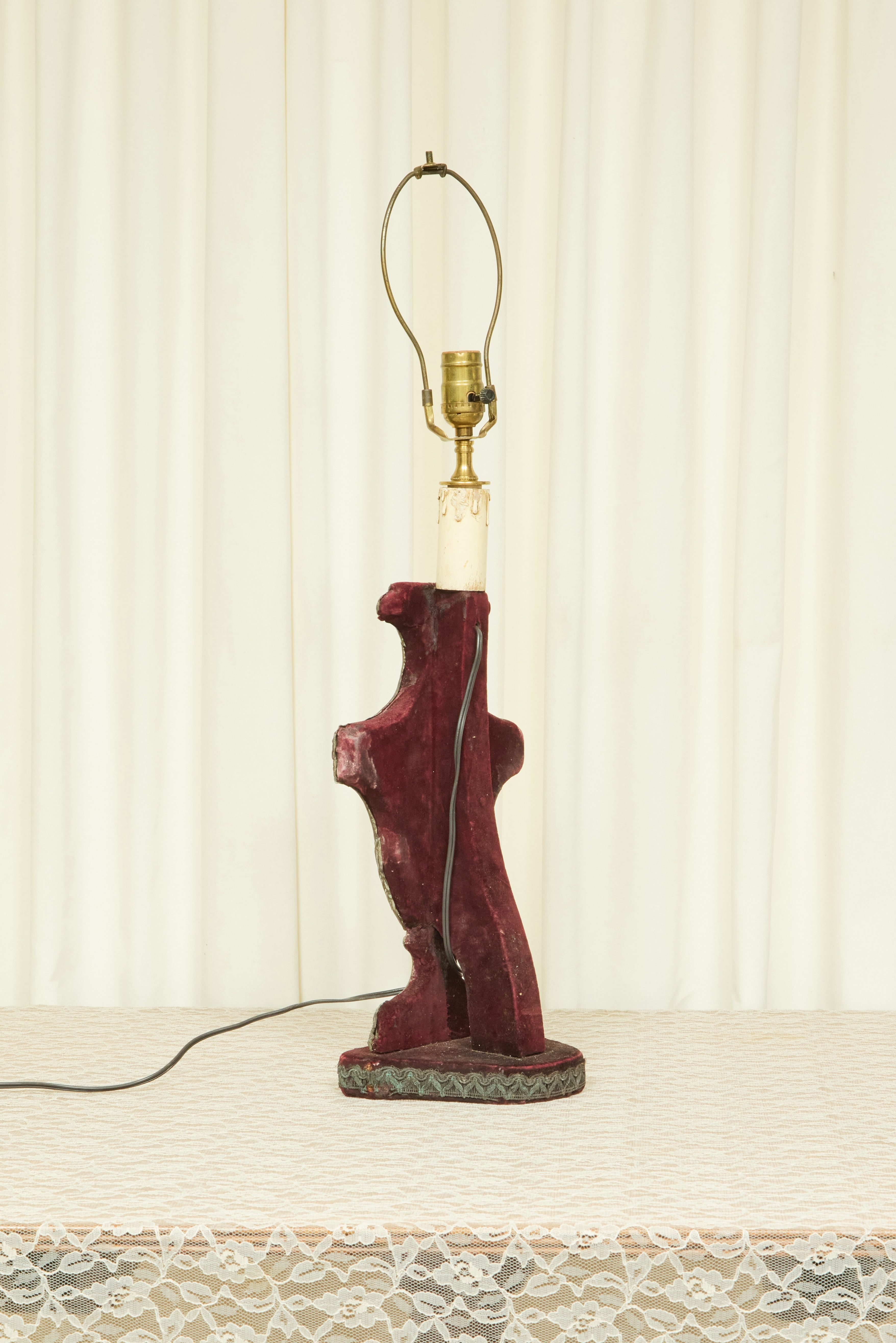 Antique Victorian Urn Lamp w/ Shade