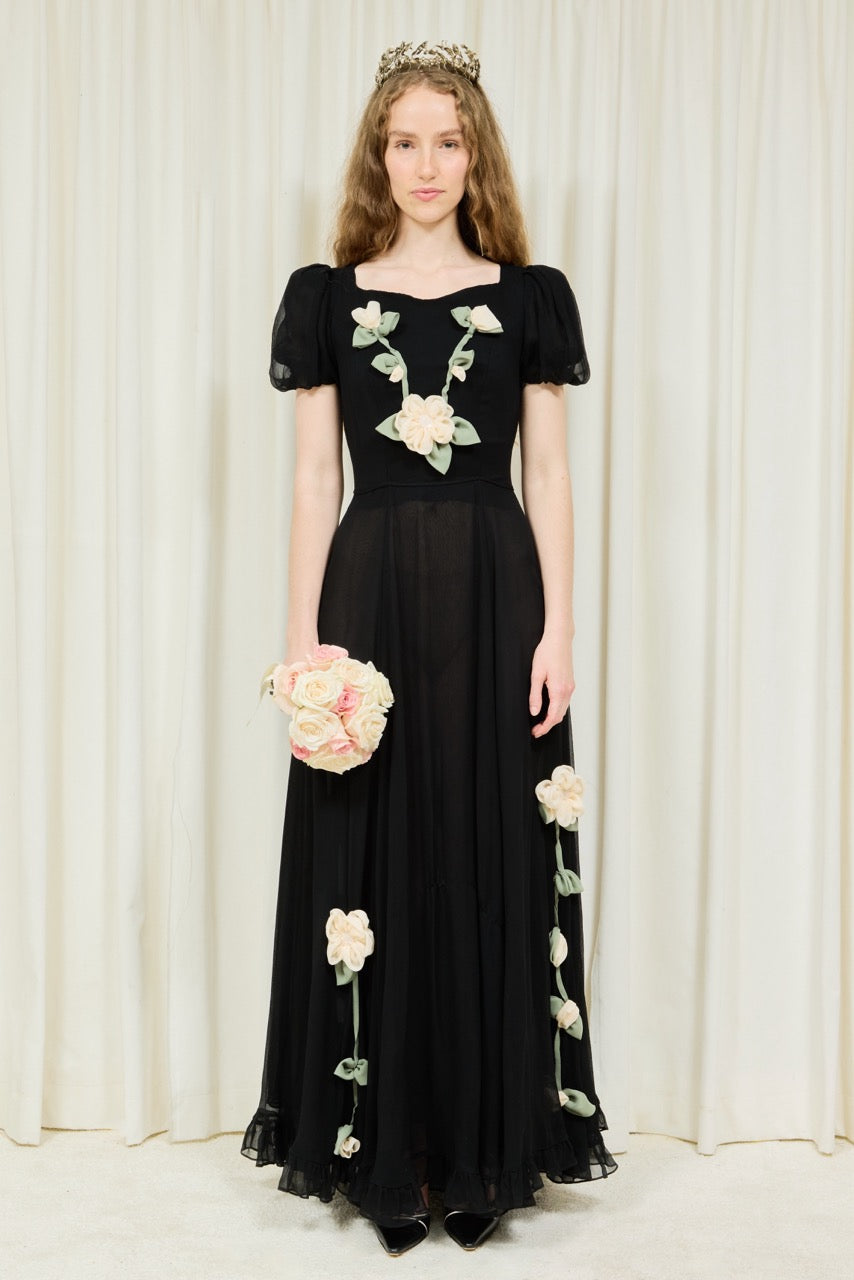 Arthusela Floral Embellished Gown