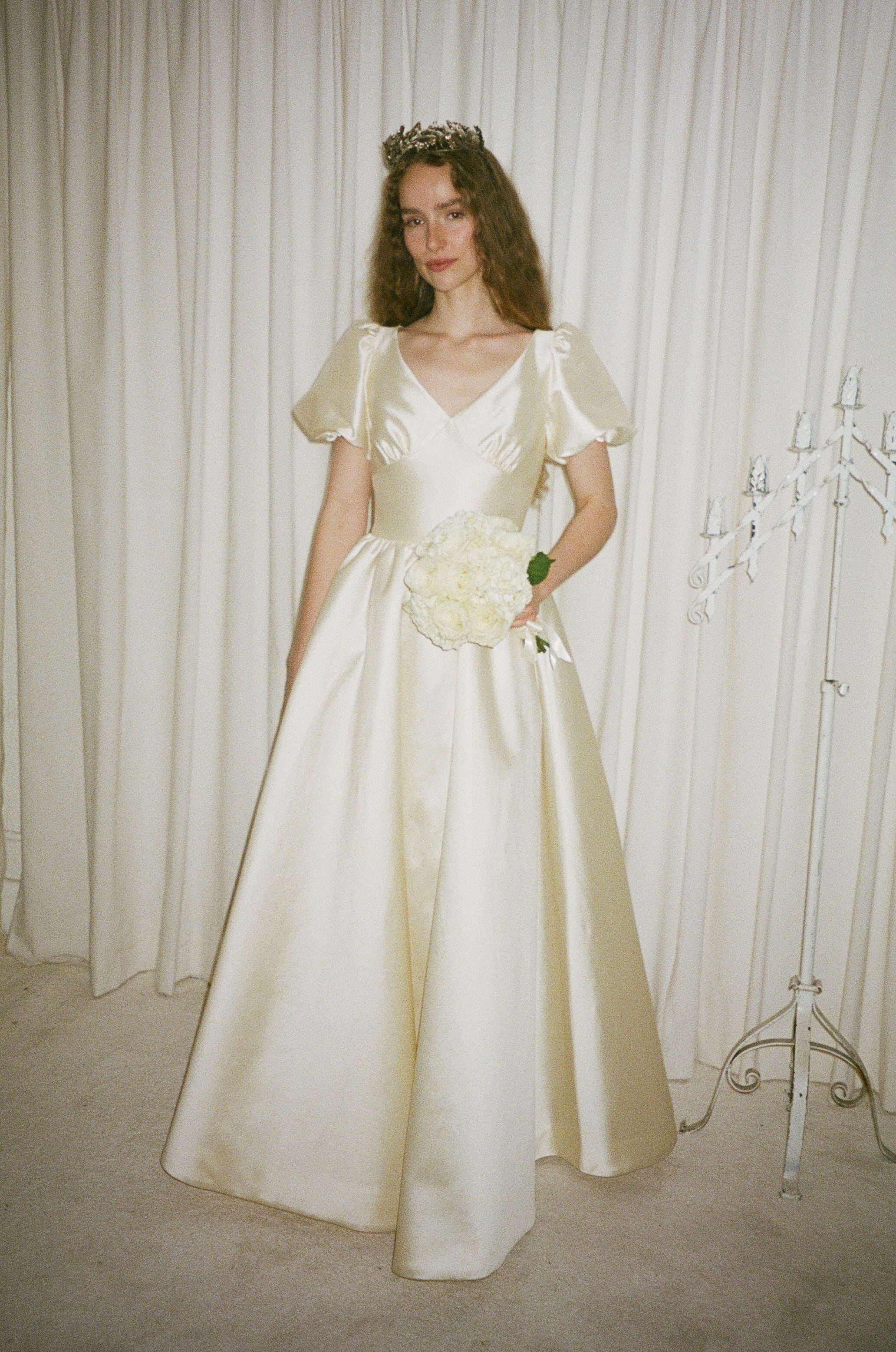 Astor Puff Sleeve Gown