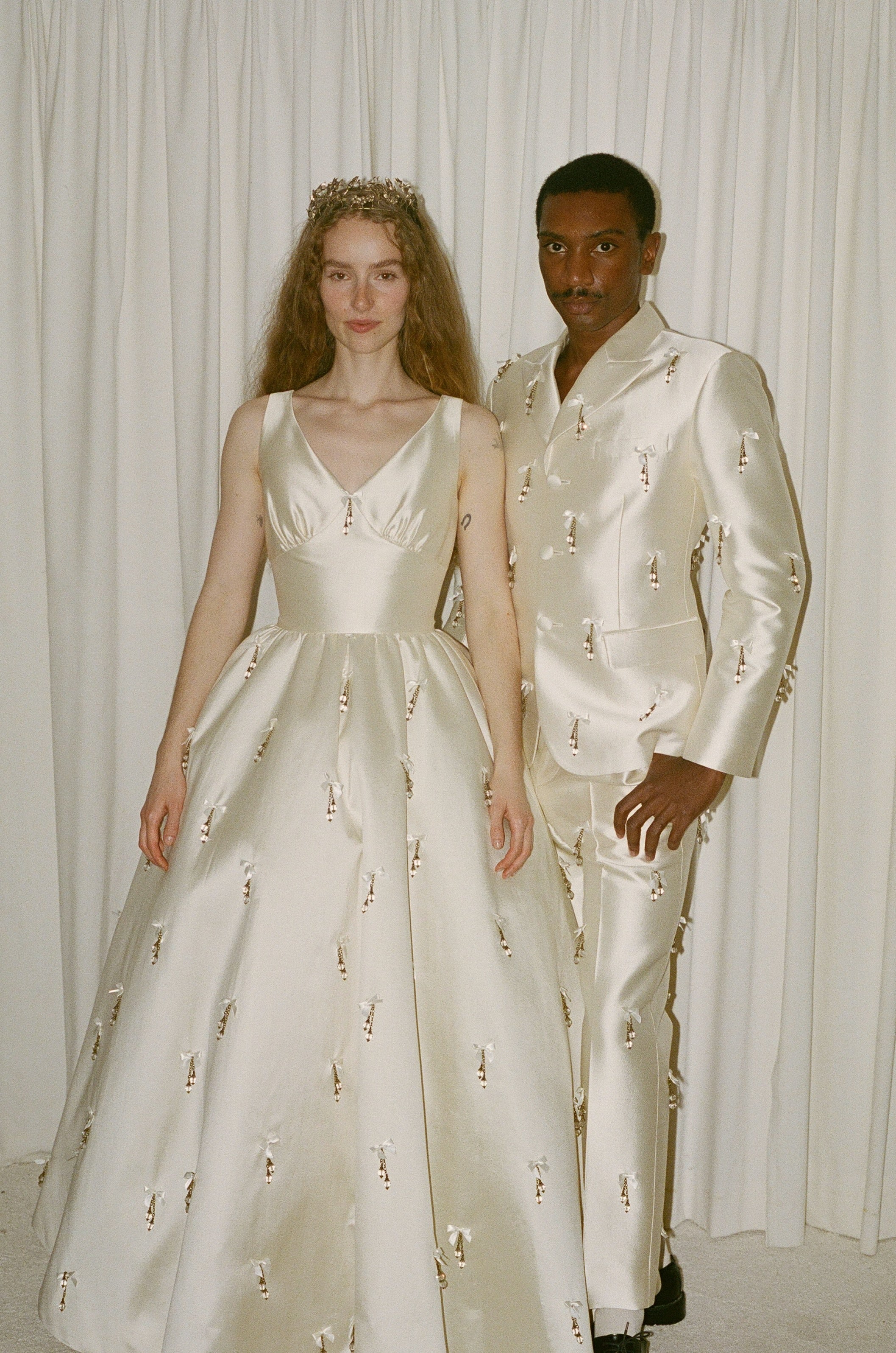 Astor Sleeveless Bead Embellished Gown