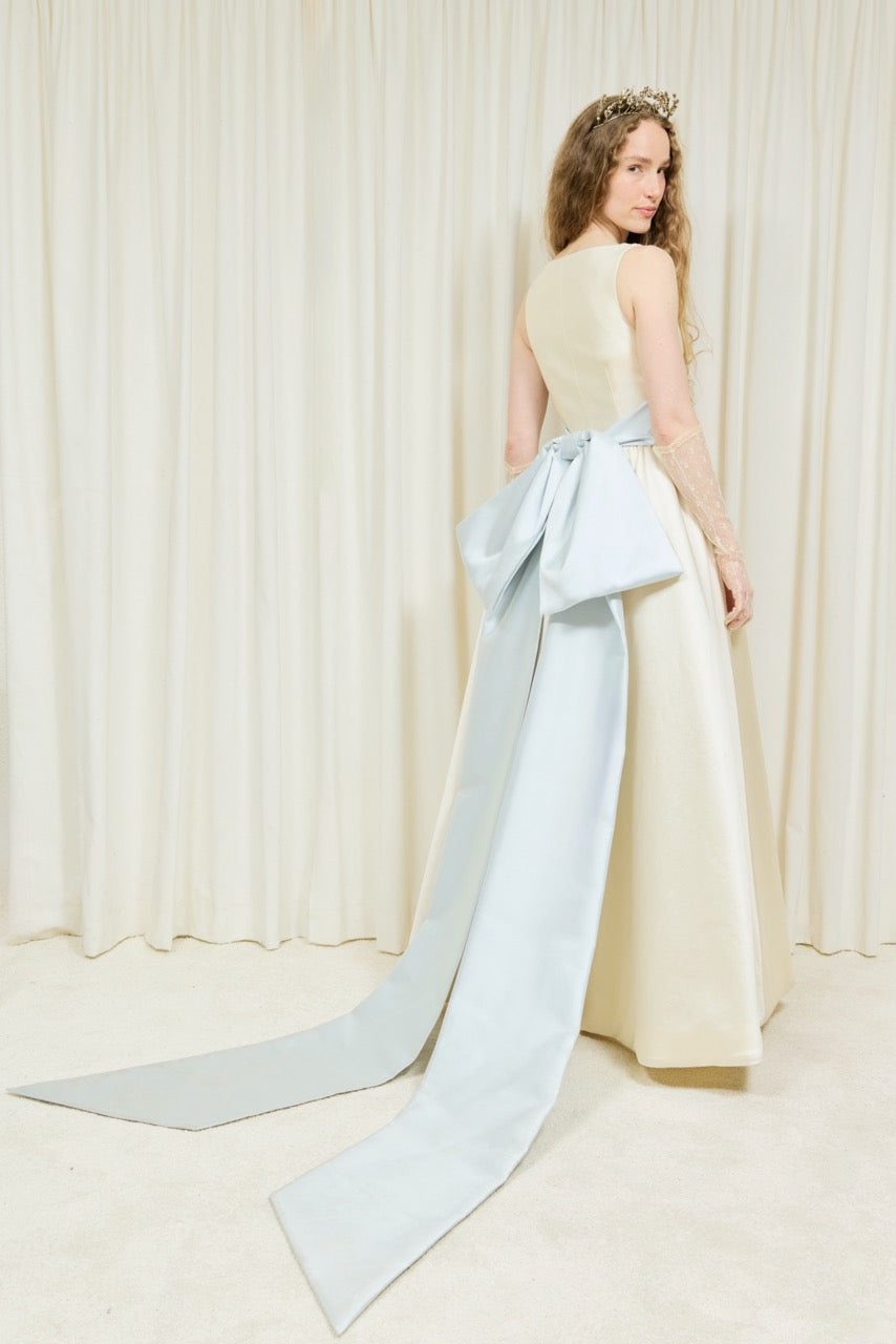 Astor Sleeveless Bow Back Gown