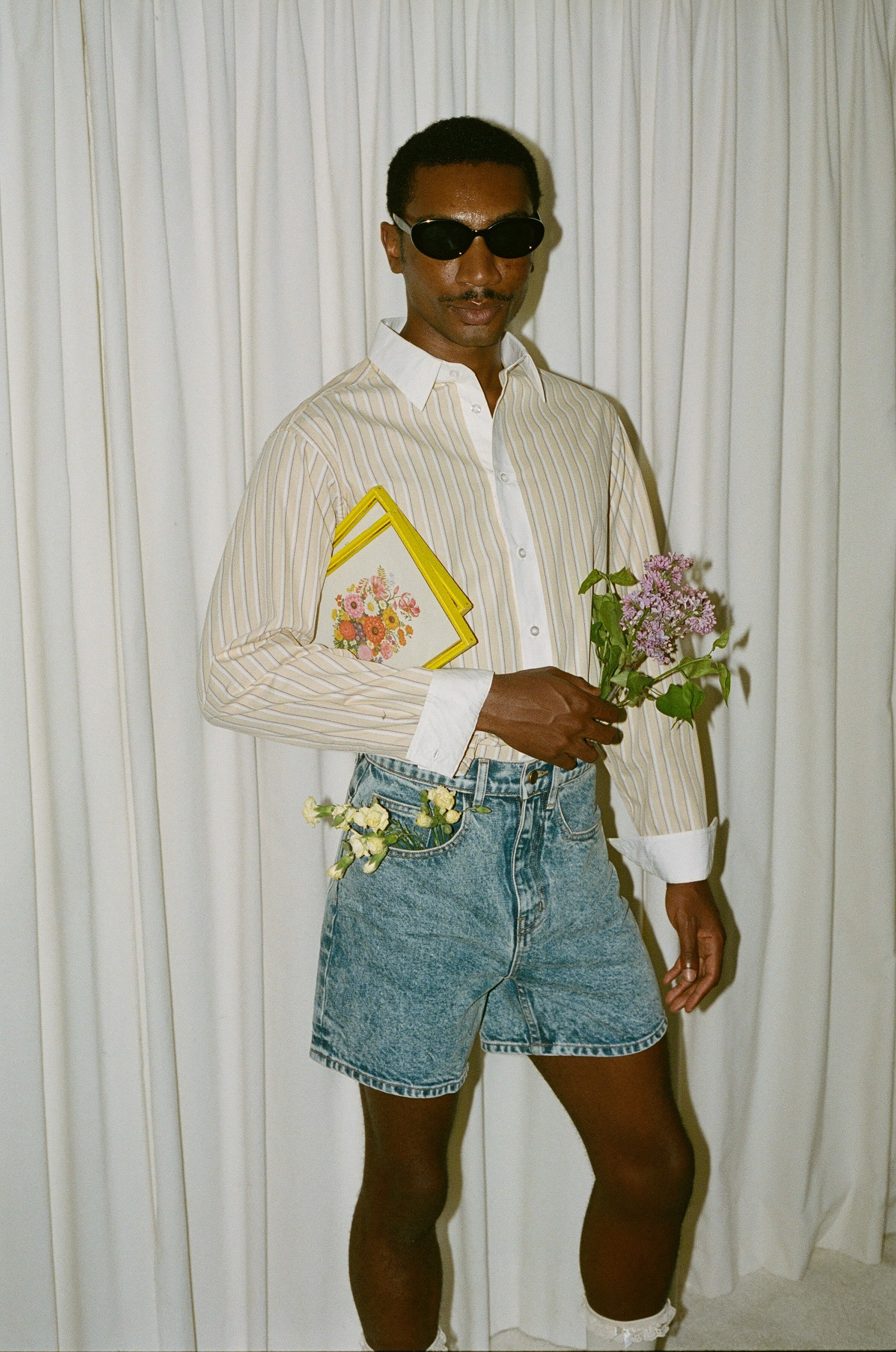 Brad Mid Length Jean Short