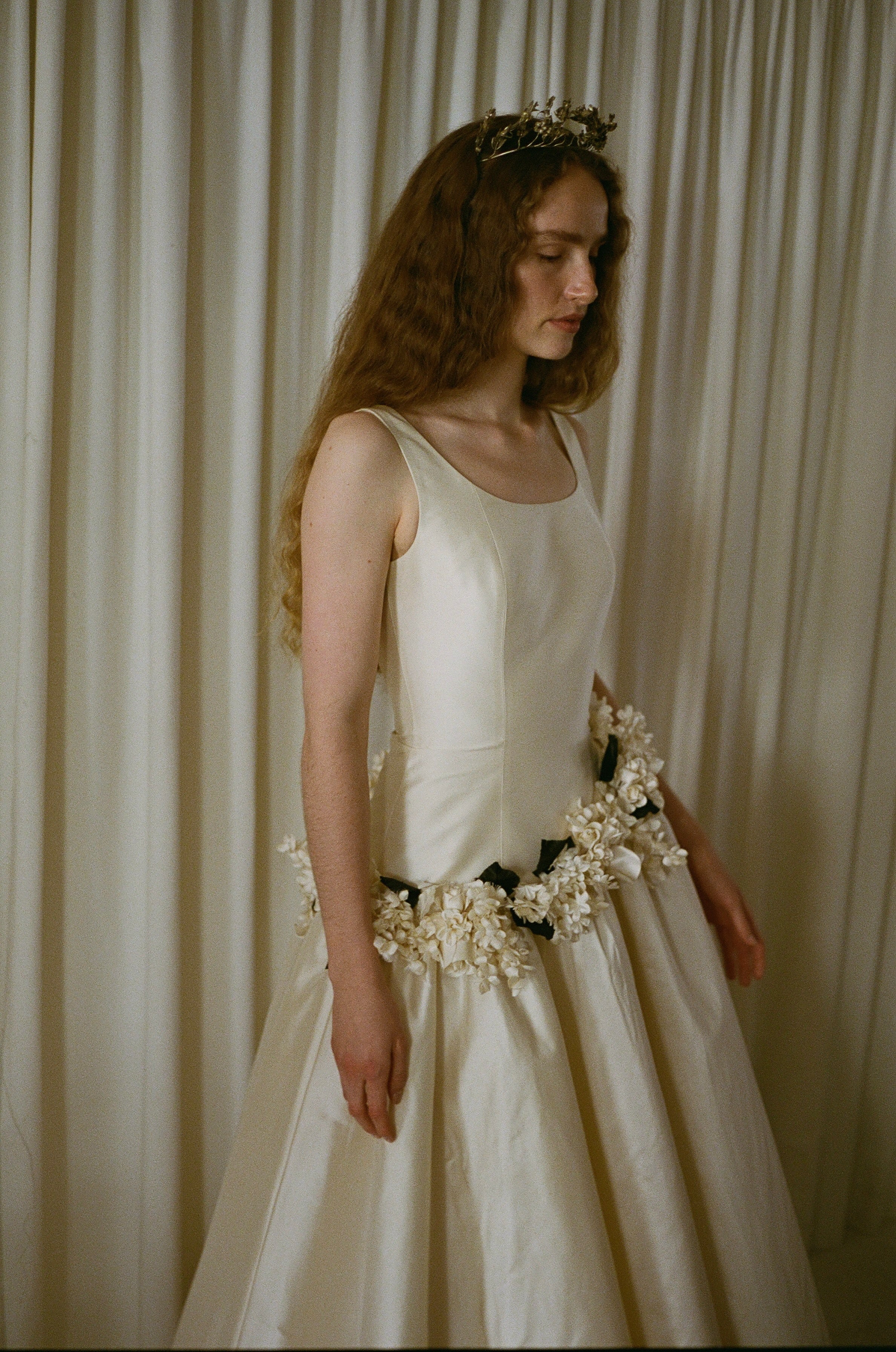 Daphne Drop Waist Floor Length Gown