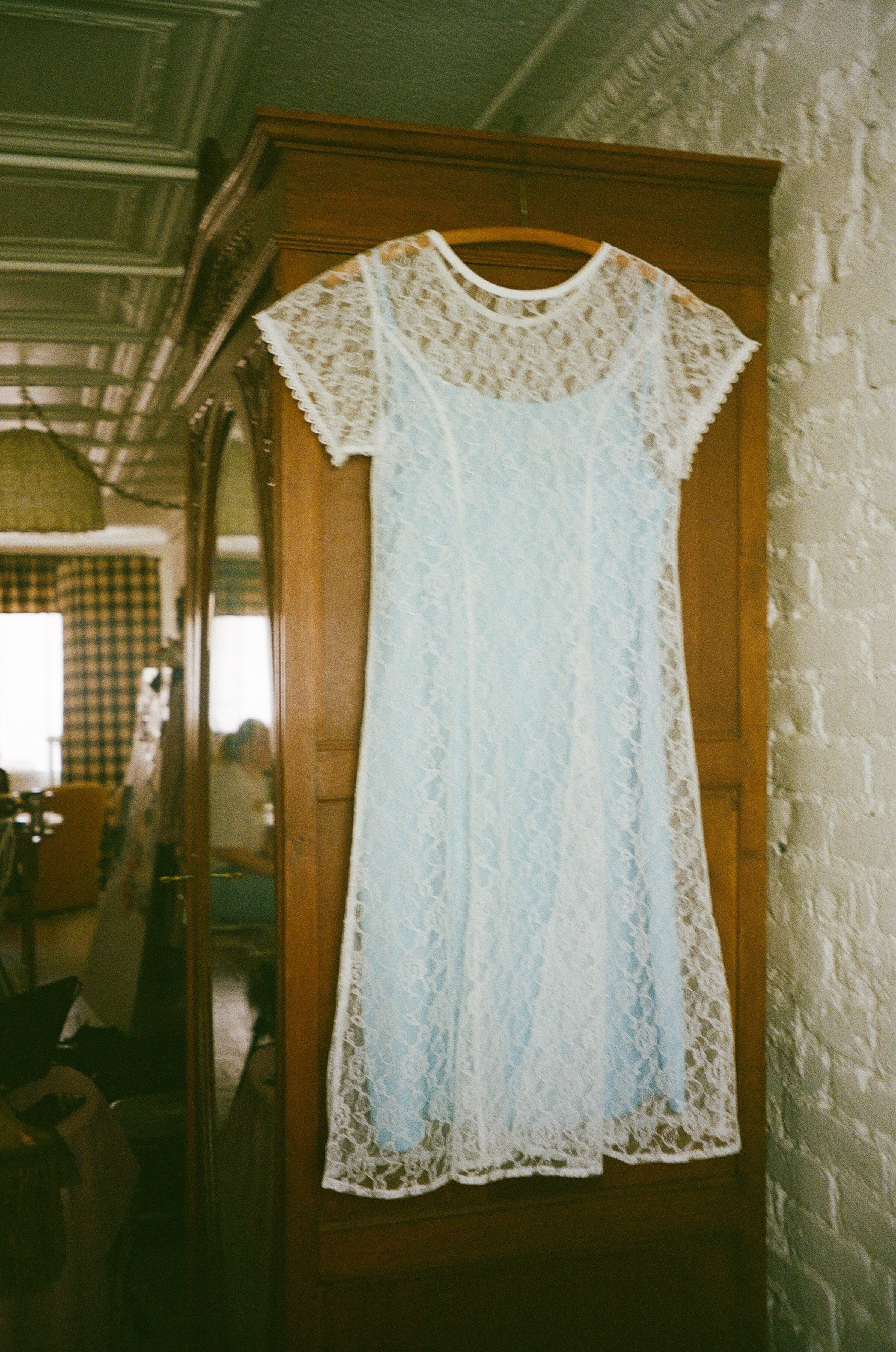 Frances Lace Layer Tee Dress