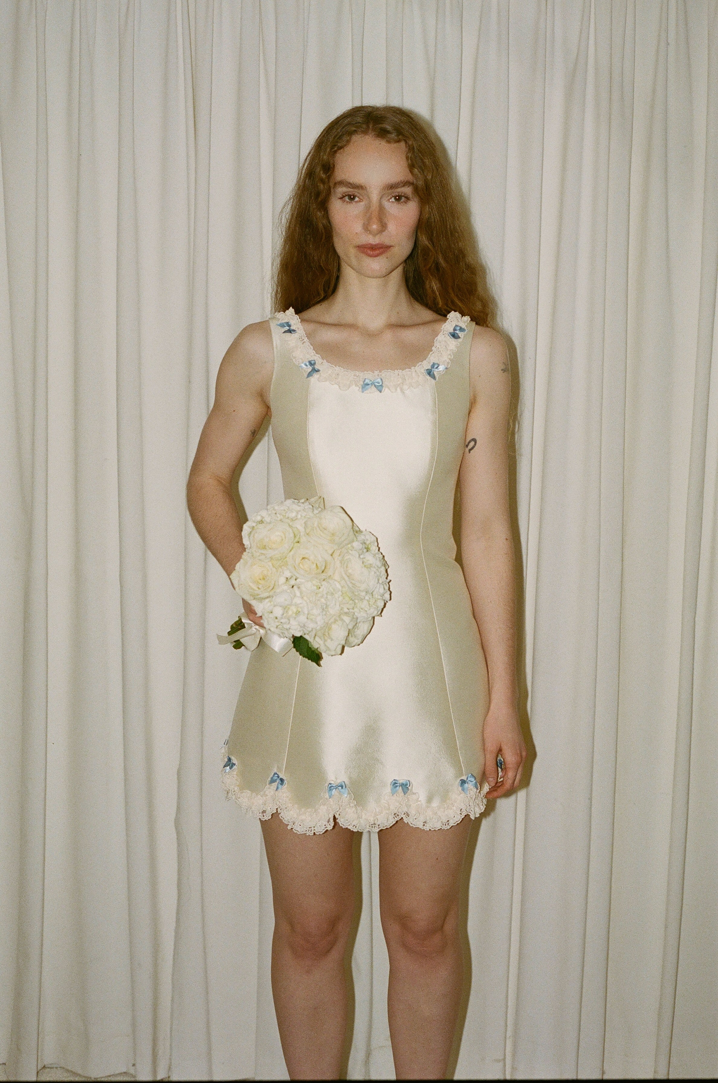 Lucie Bow Cake Mini Dress