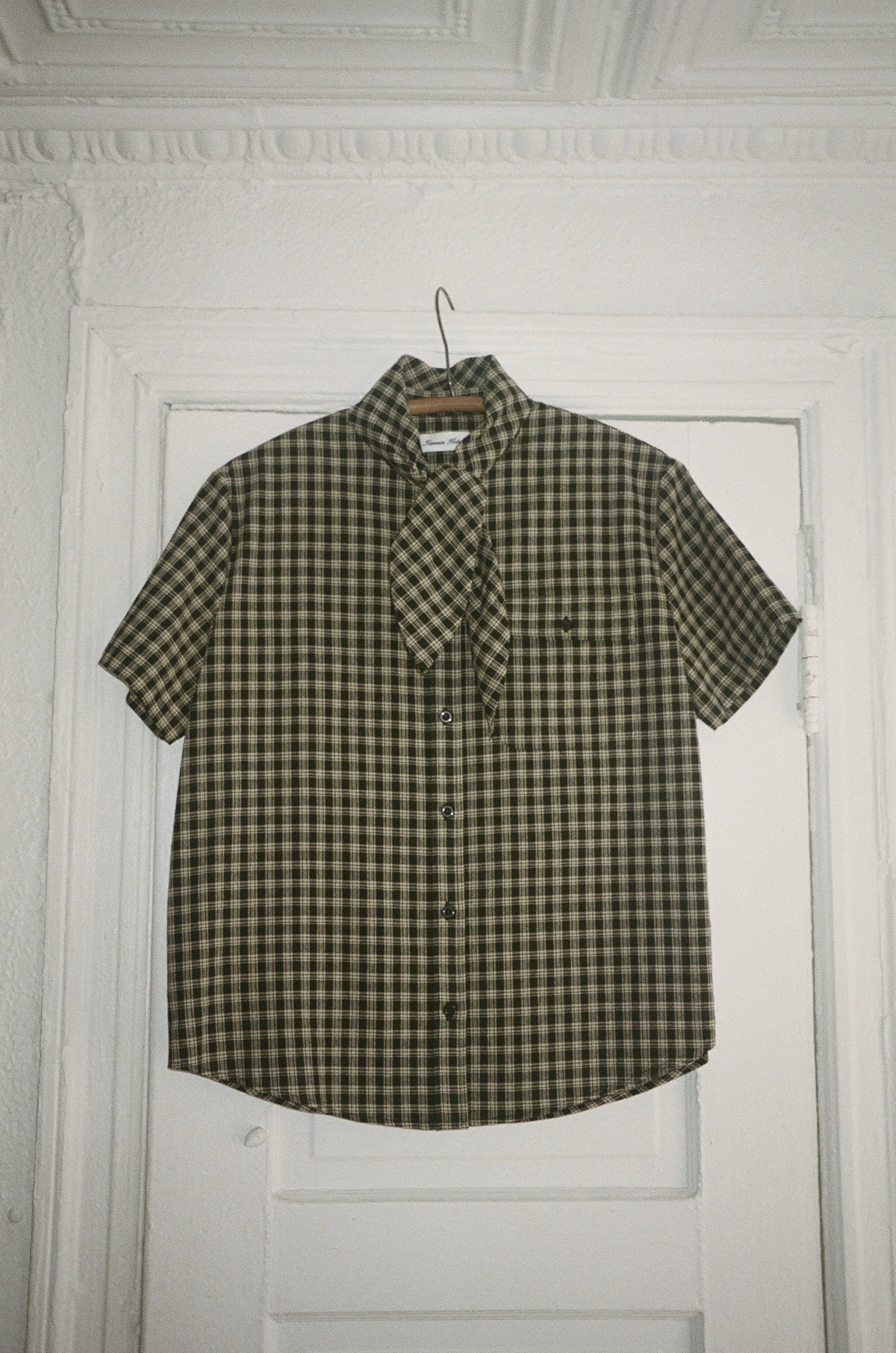 Luther Plaid Short Sleeve Tie Shirt