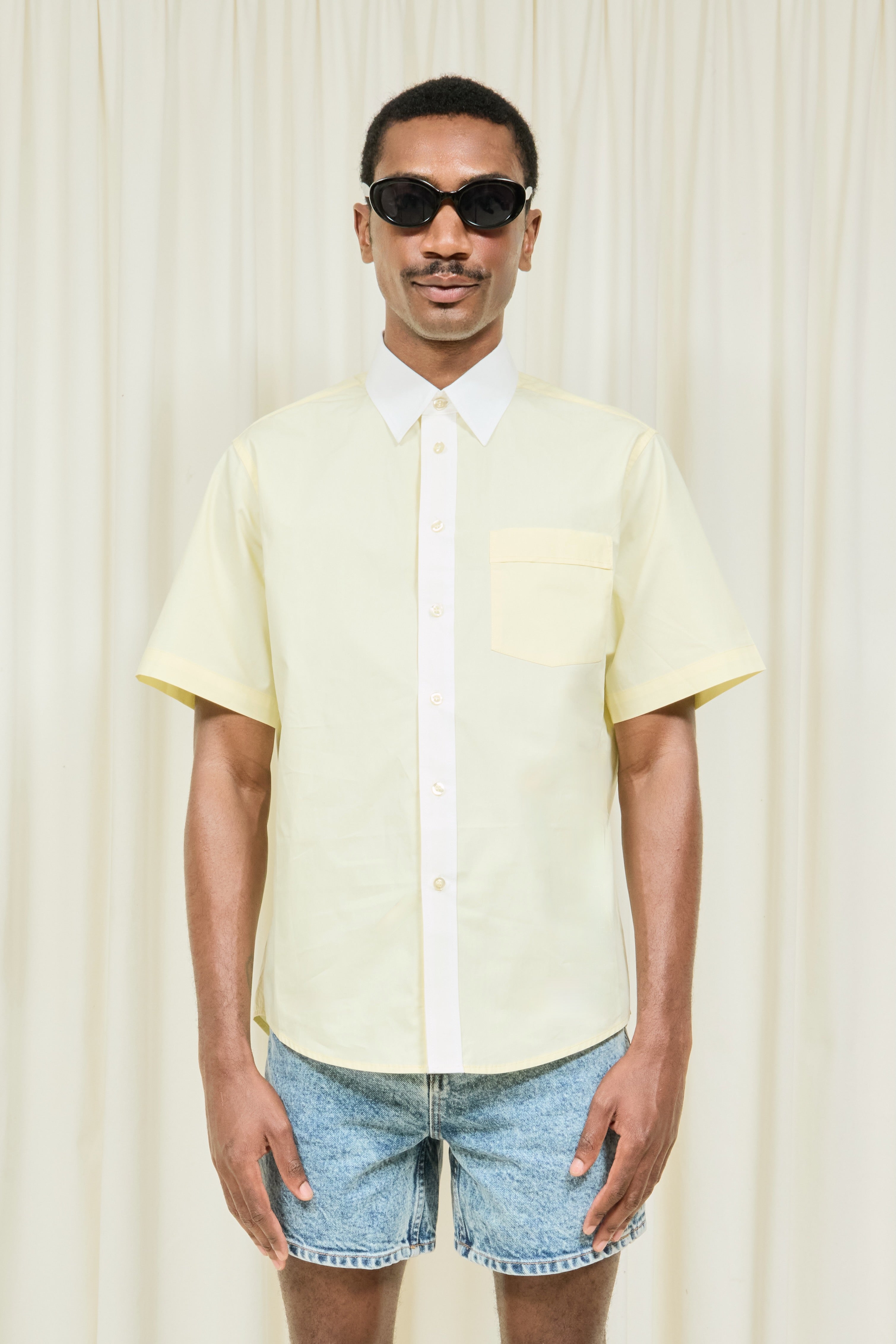 Rodney Contrast Button Down Shirt