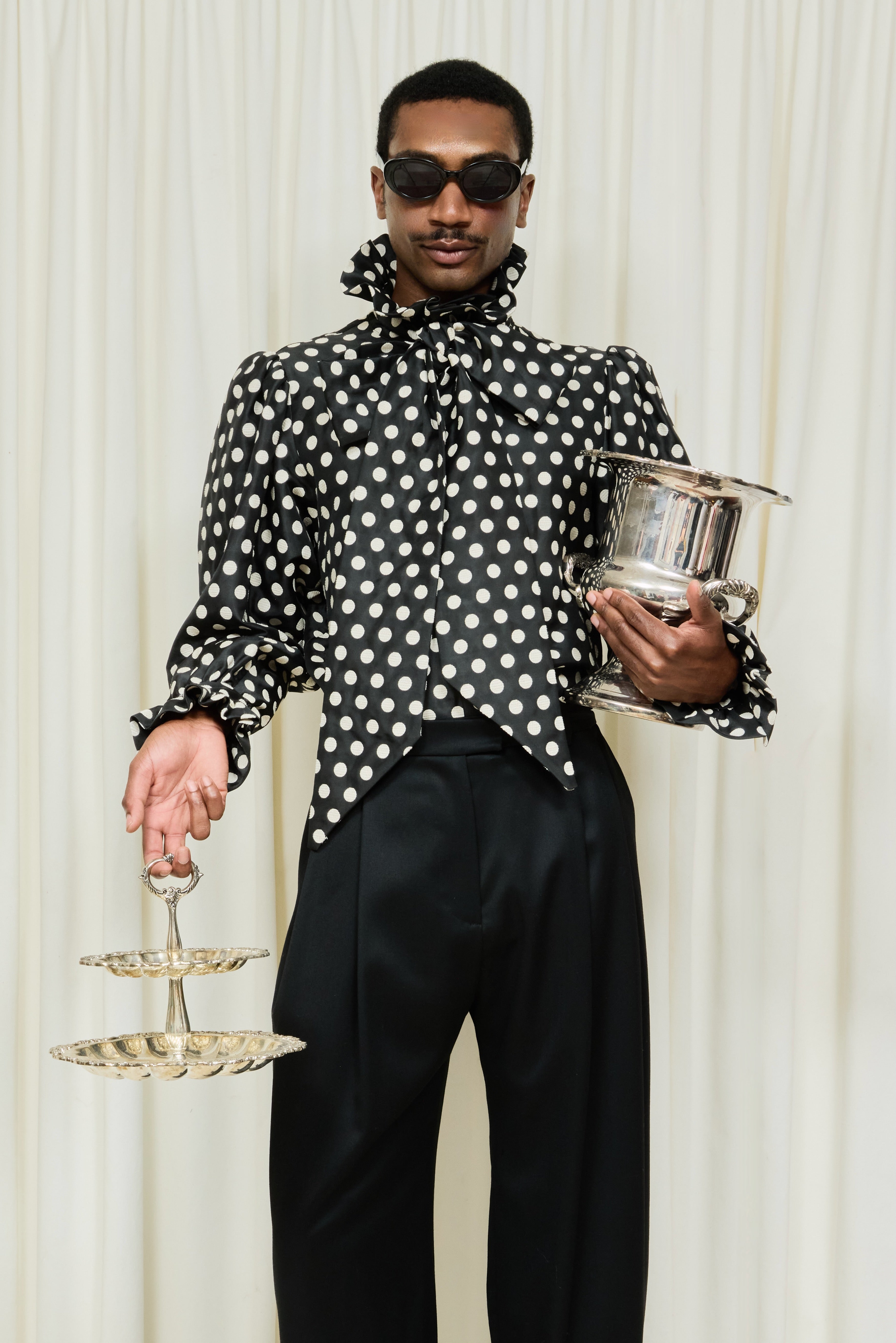 Simone Oversized Bow Blouse