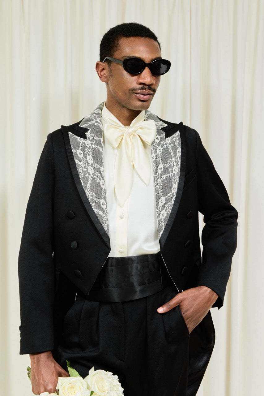 Theodore Lace Lapel Tailcoat