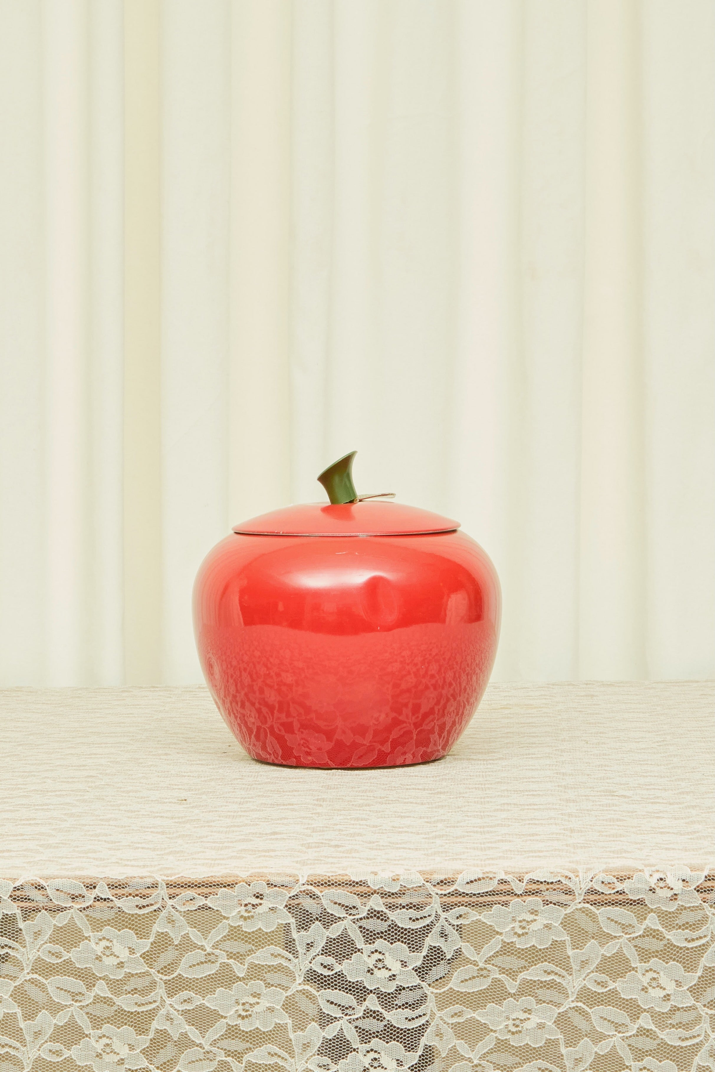 Vintage Apple Cookie Jar