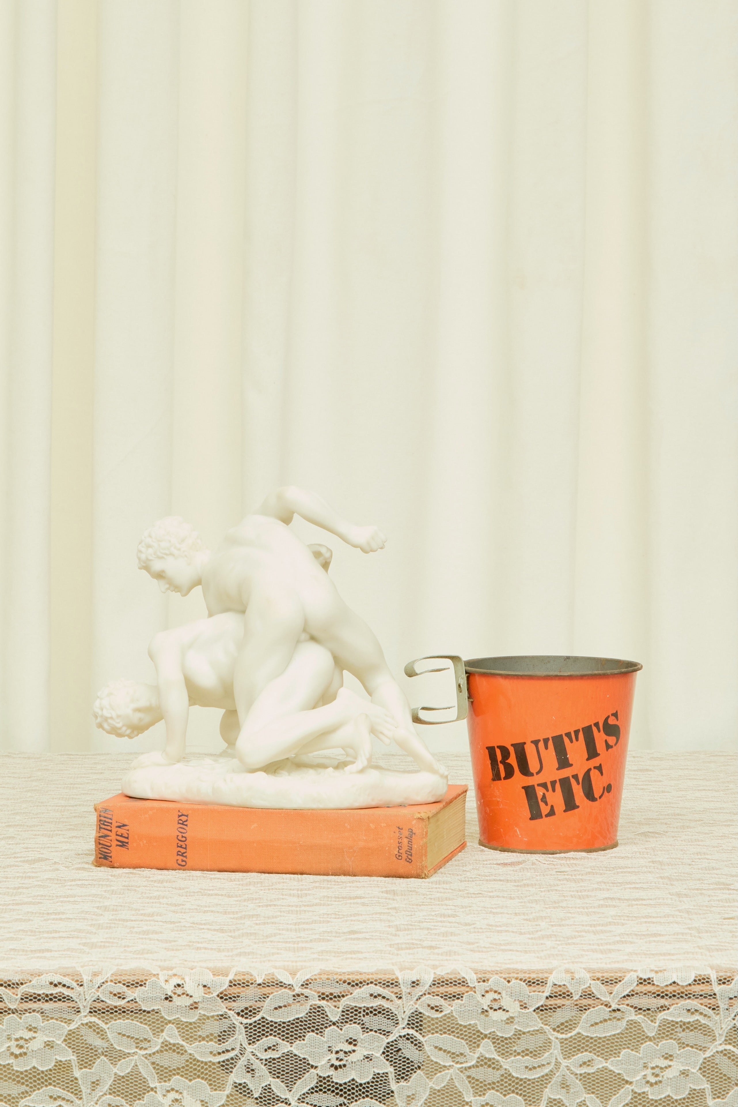 Vintage "Butts Etc" Metal Bucket