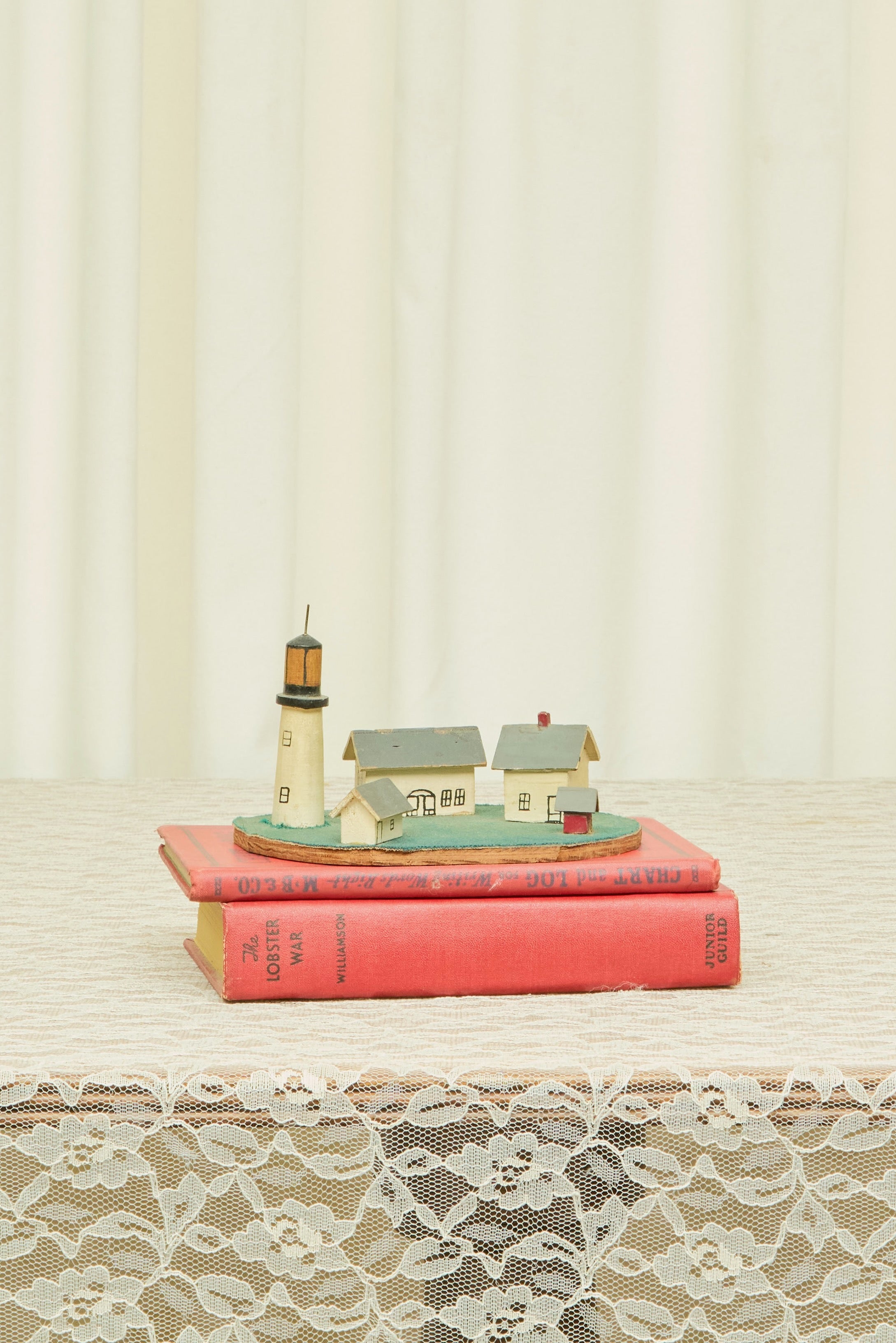 Vintage Coastal Scene Diorama