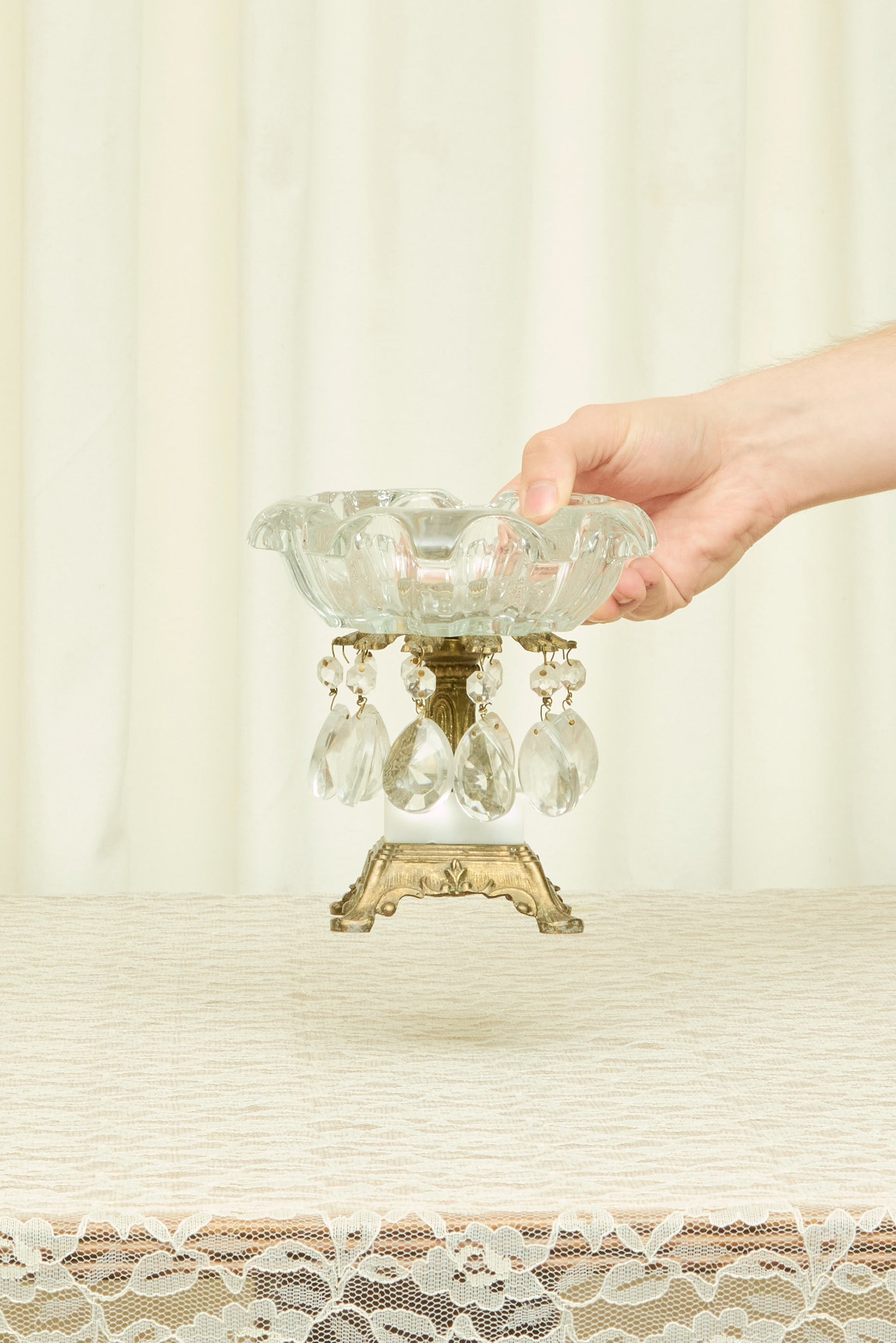 Vintage Crystal Ash Tray