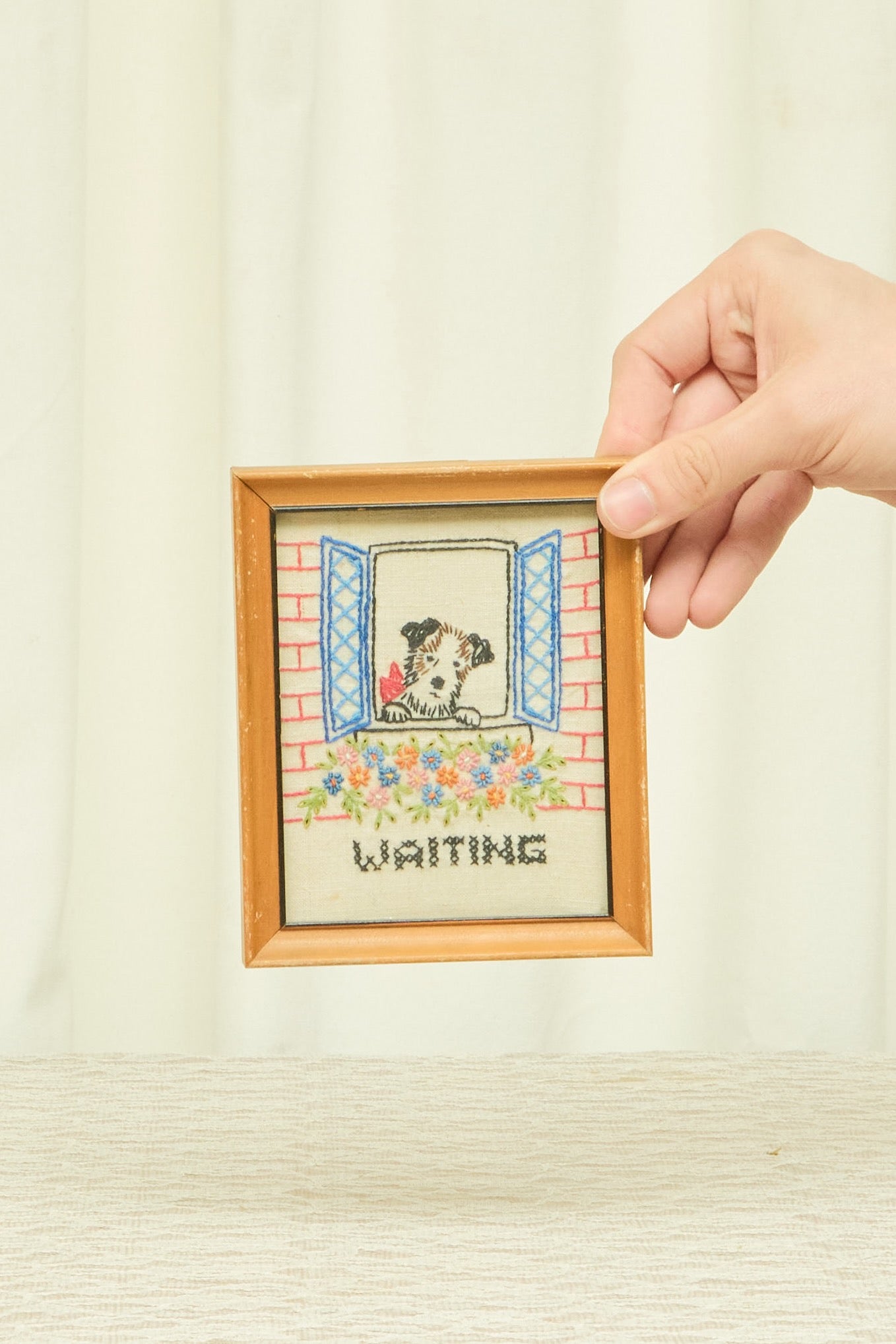 Vintage Dog Framed Cross Stitch Set/2