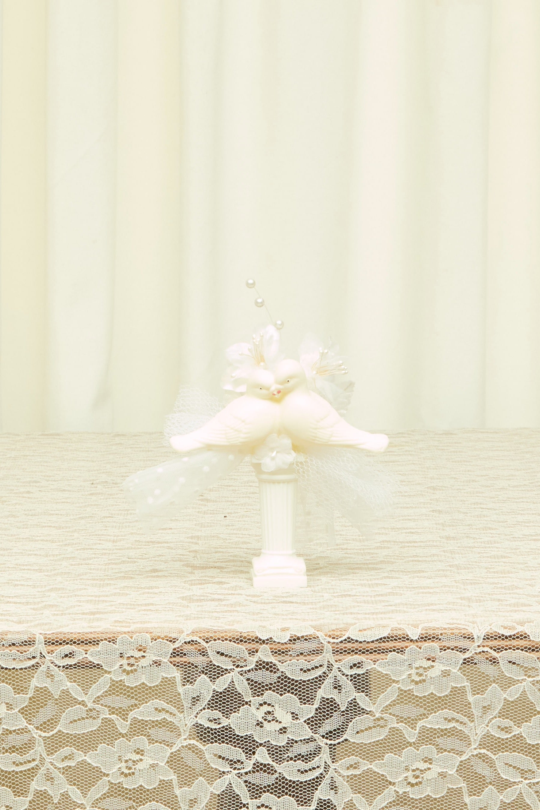 Vintage Doves Cake Topper
