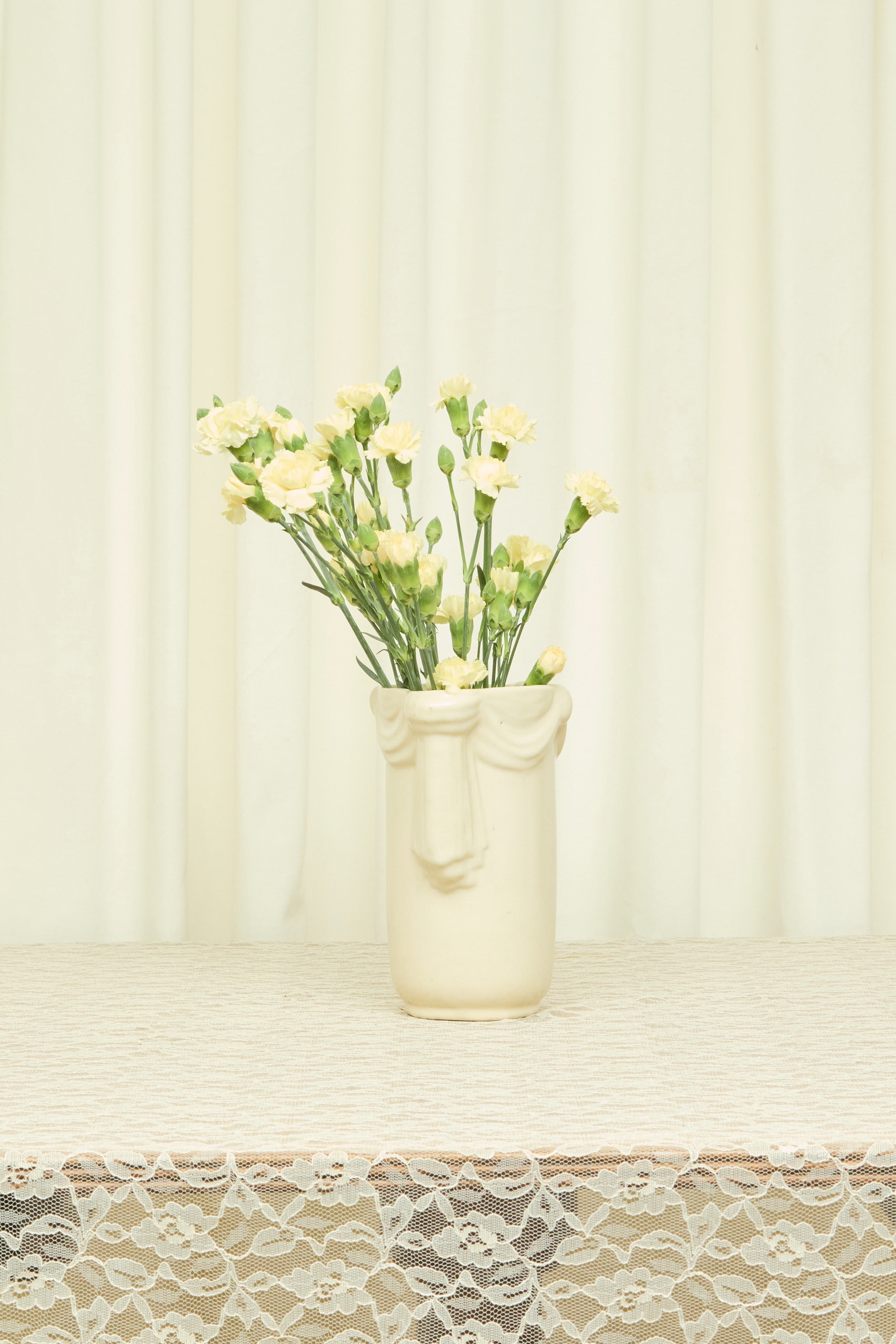 Vintage Draped Neoclassical Vase