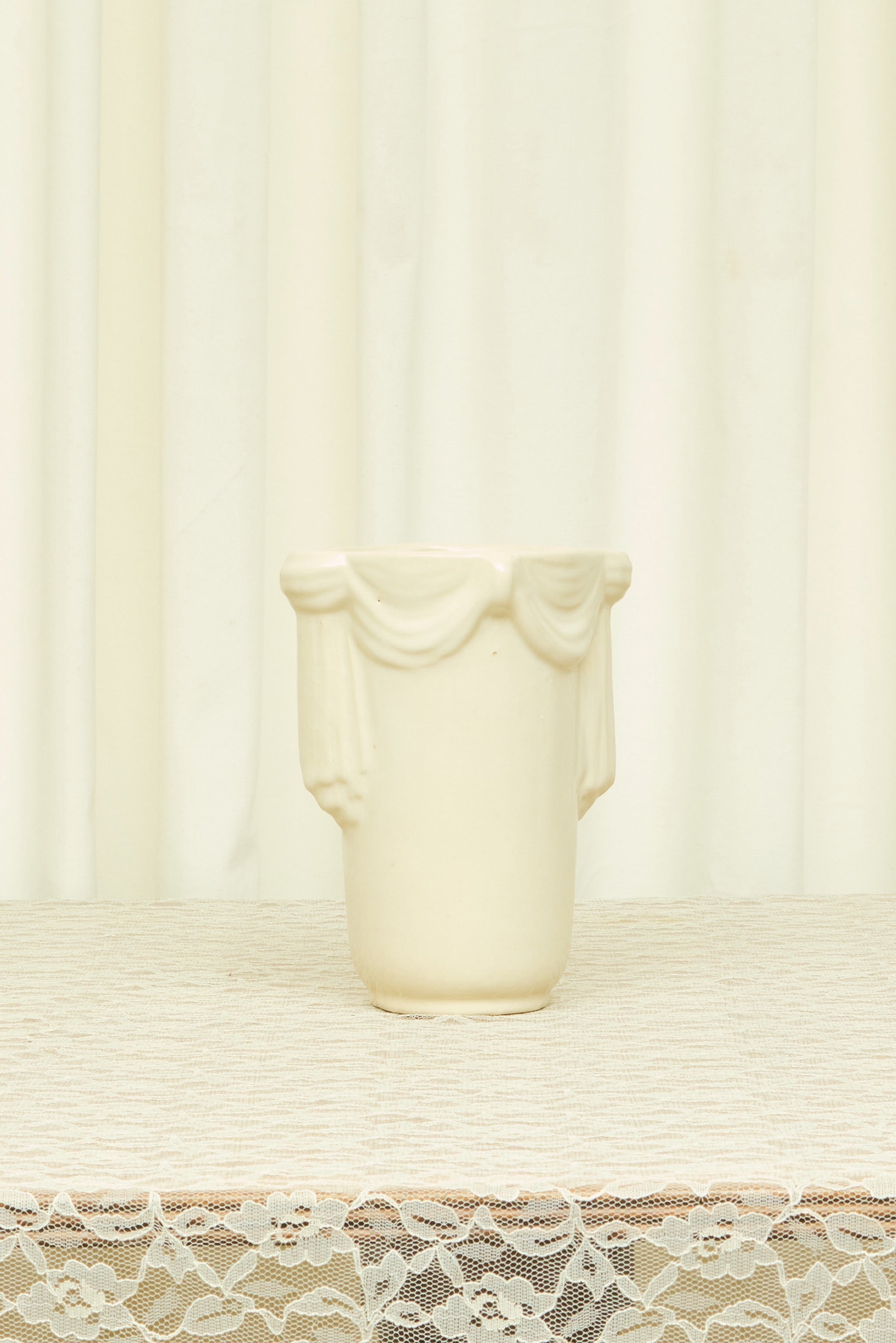 Vintage Draped Neoclassical Vase