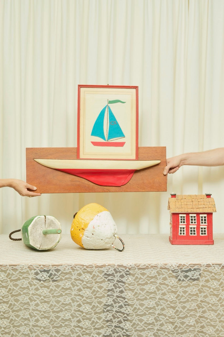 Vintage Folk Art House