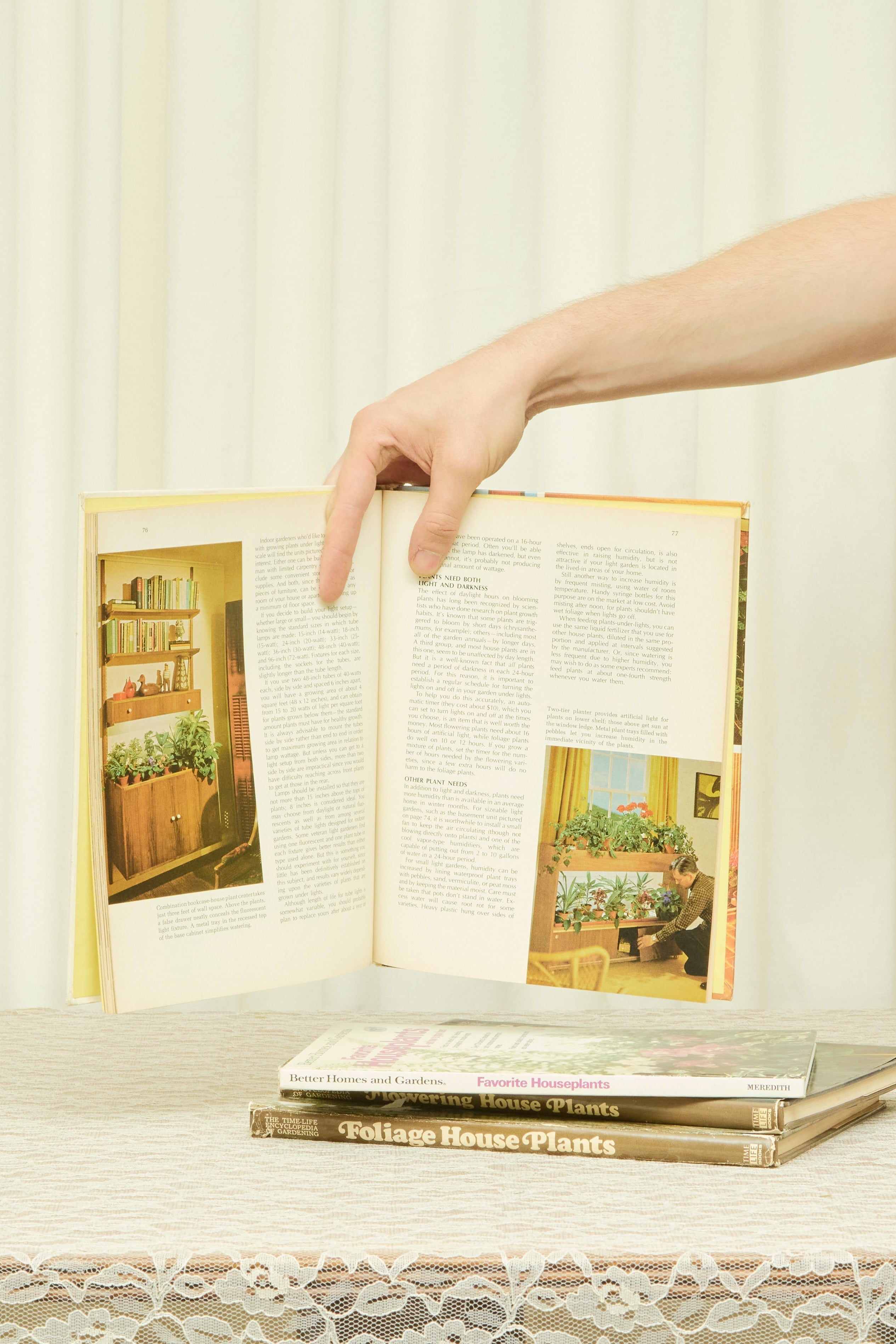 Vintage Gardening Books Set/4