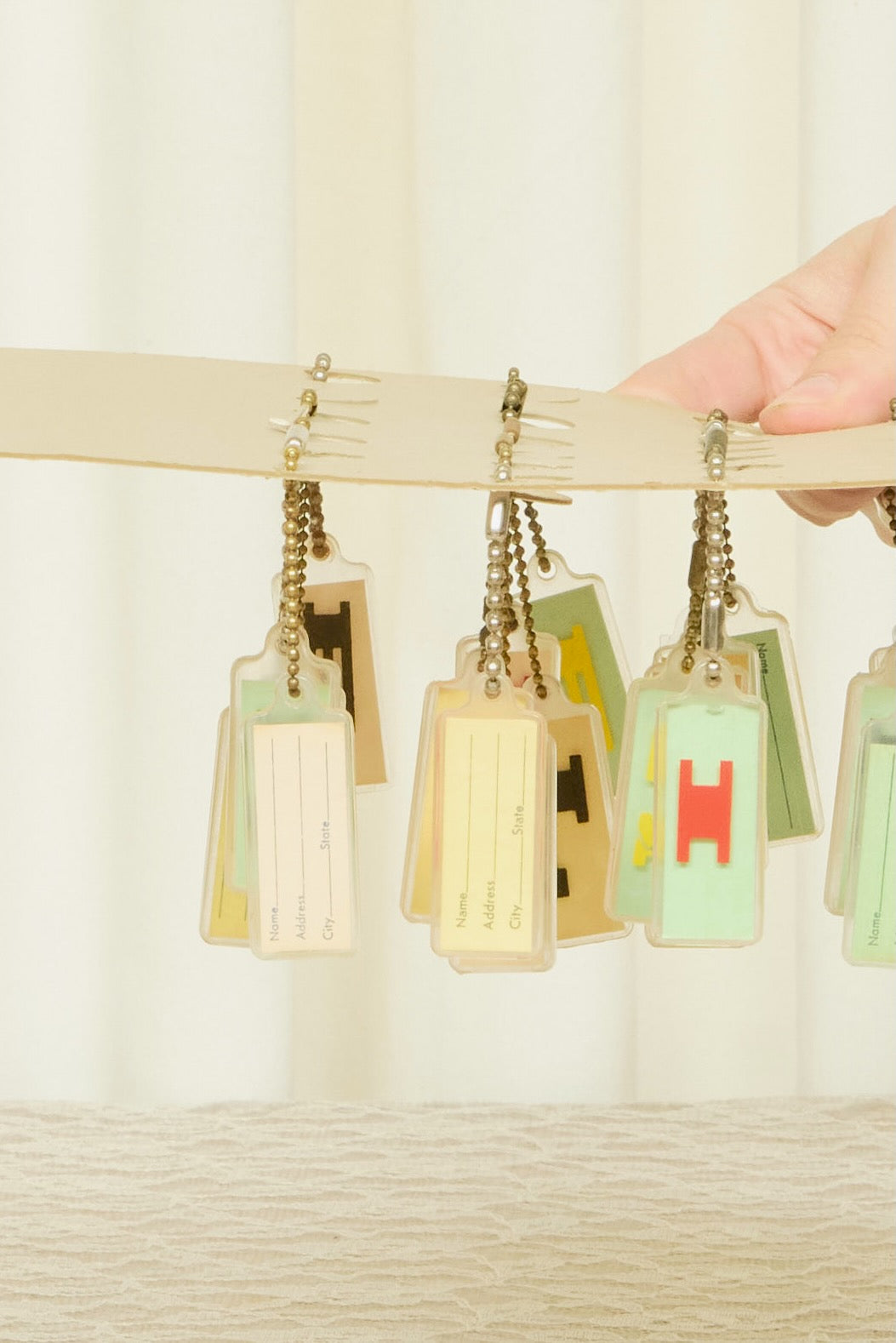 Vintage "Gay Sportsman" Letter Key Chains
