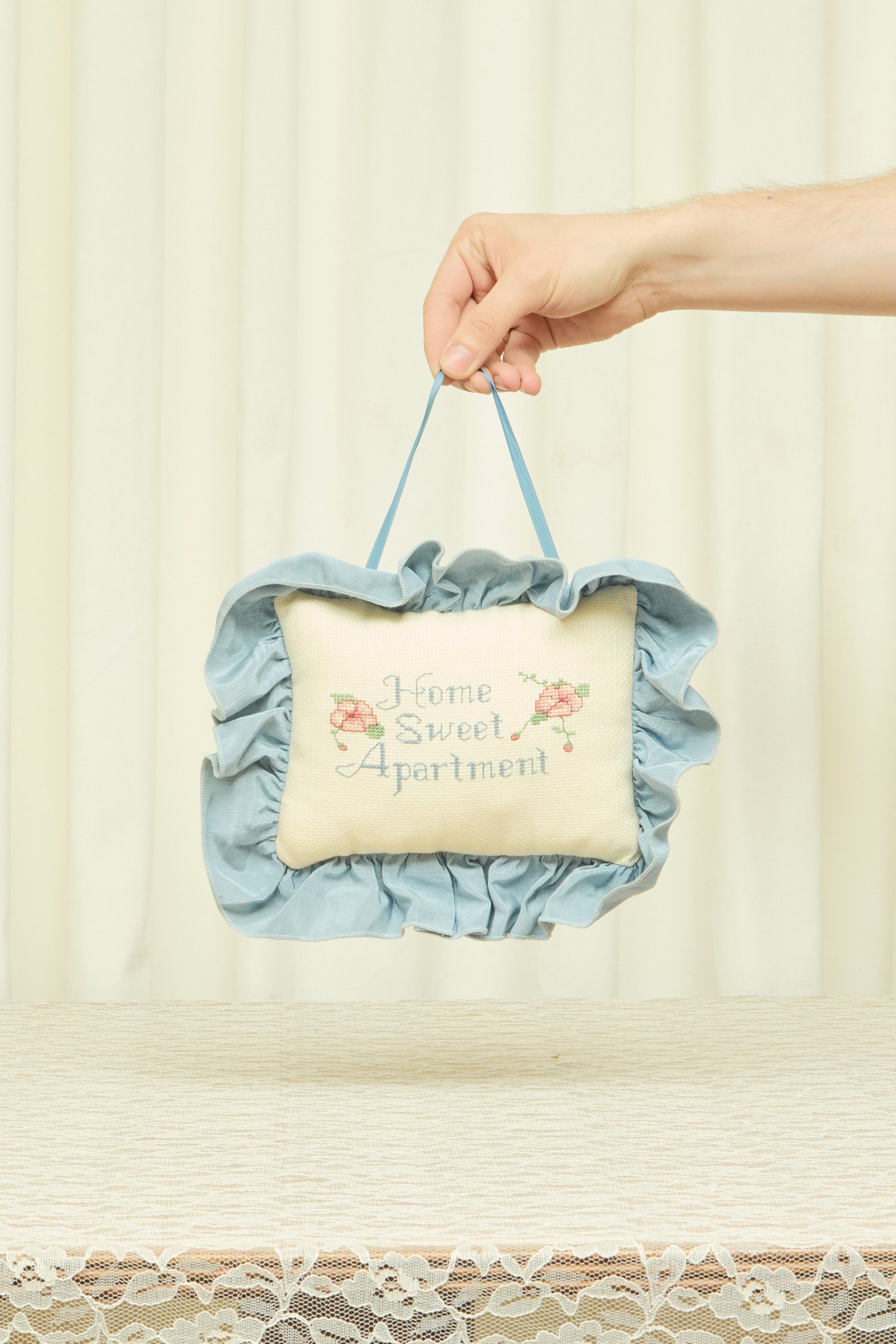 Vintage Home Sweet Apartment Door Hanger