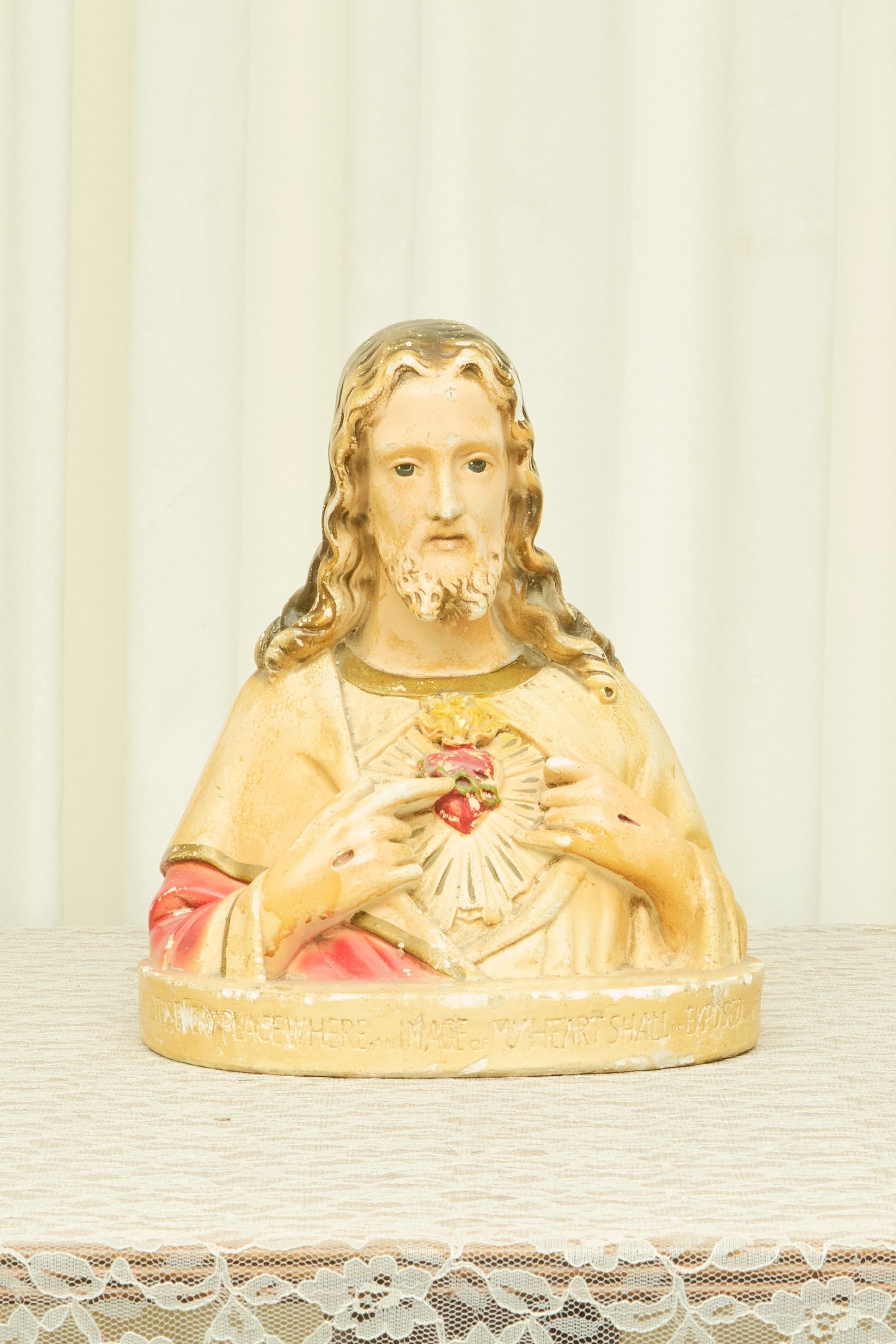 Vintage Jesus Statue