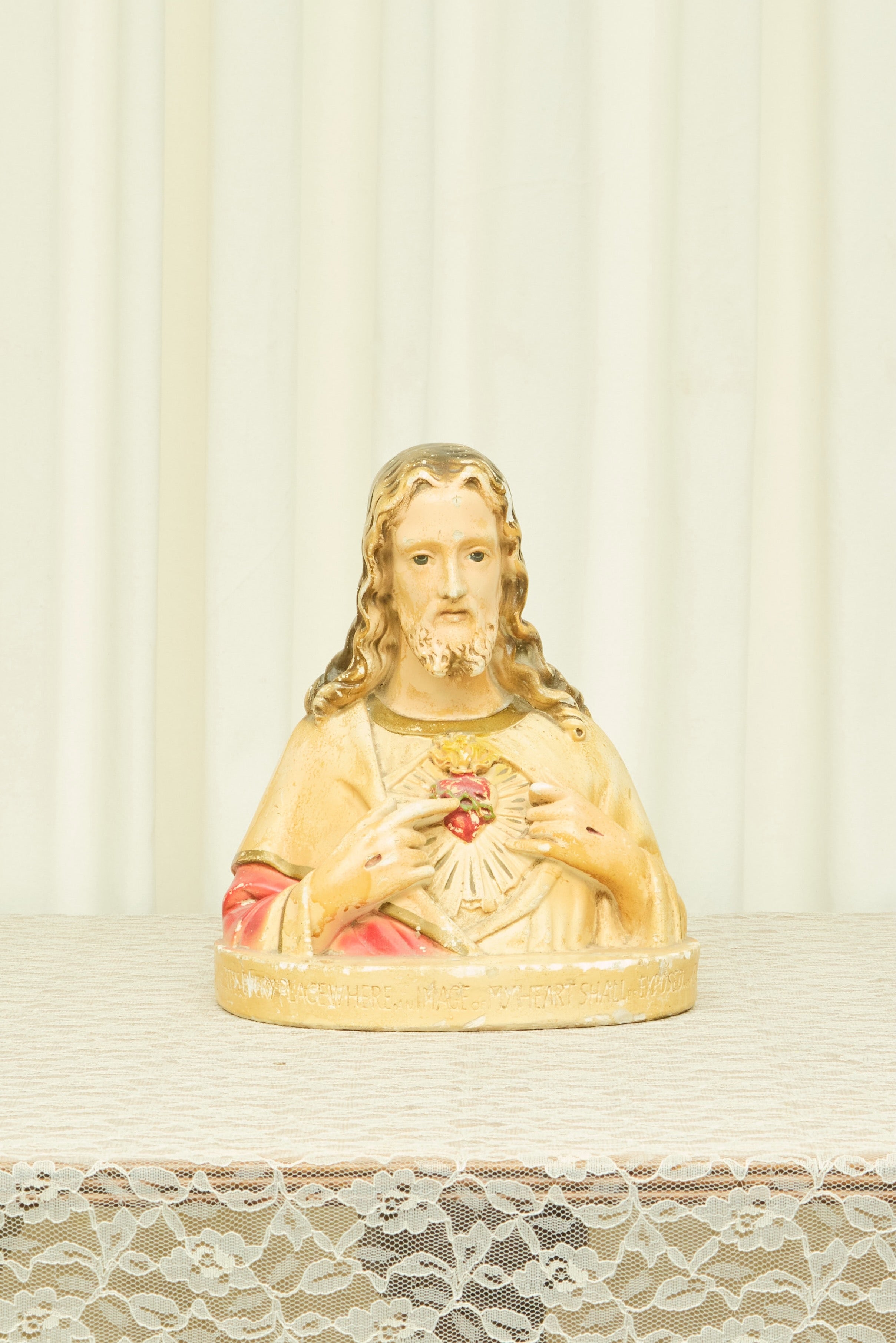 Vintage Jesus Statue