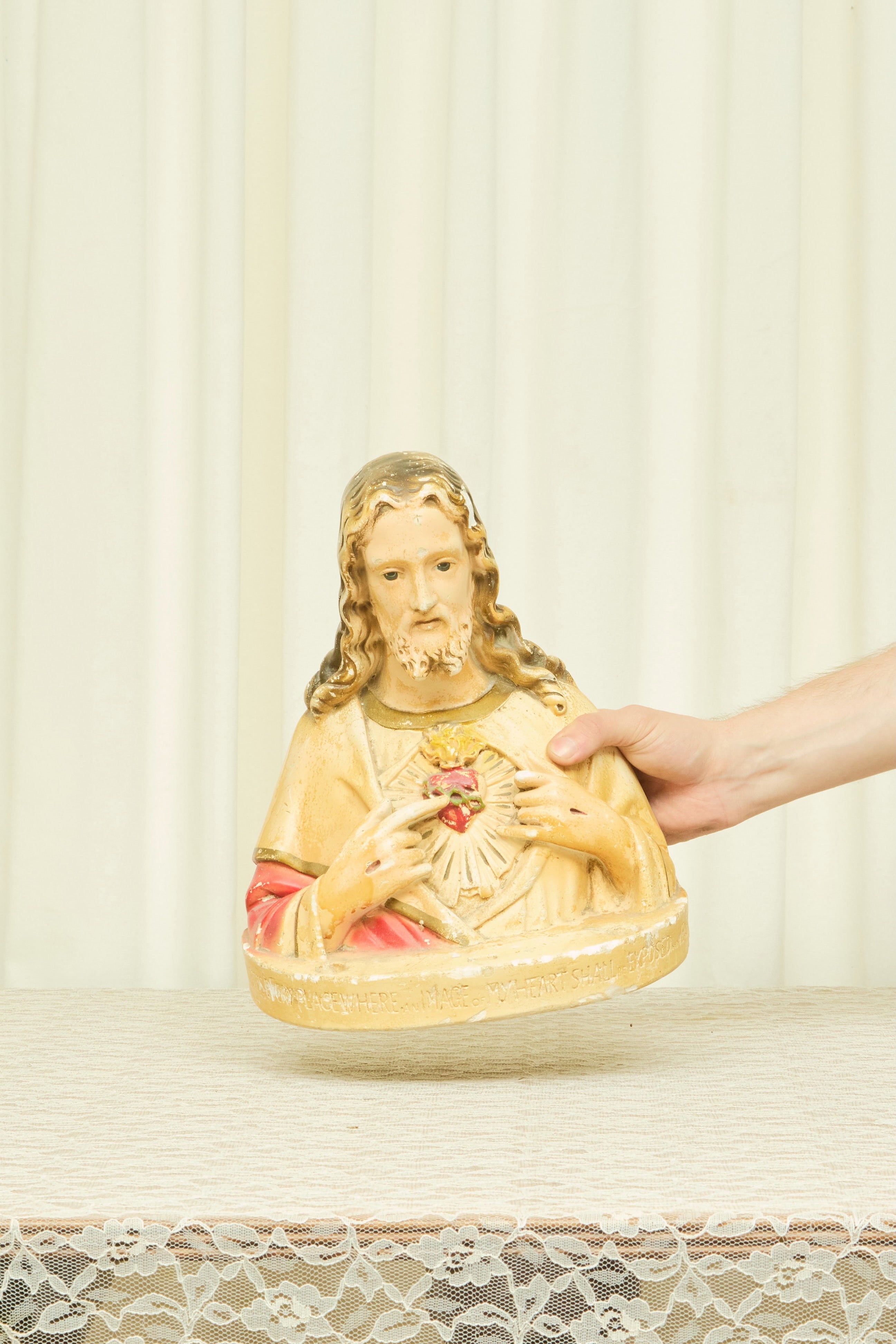 Vintage Jesus Statue