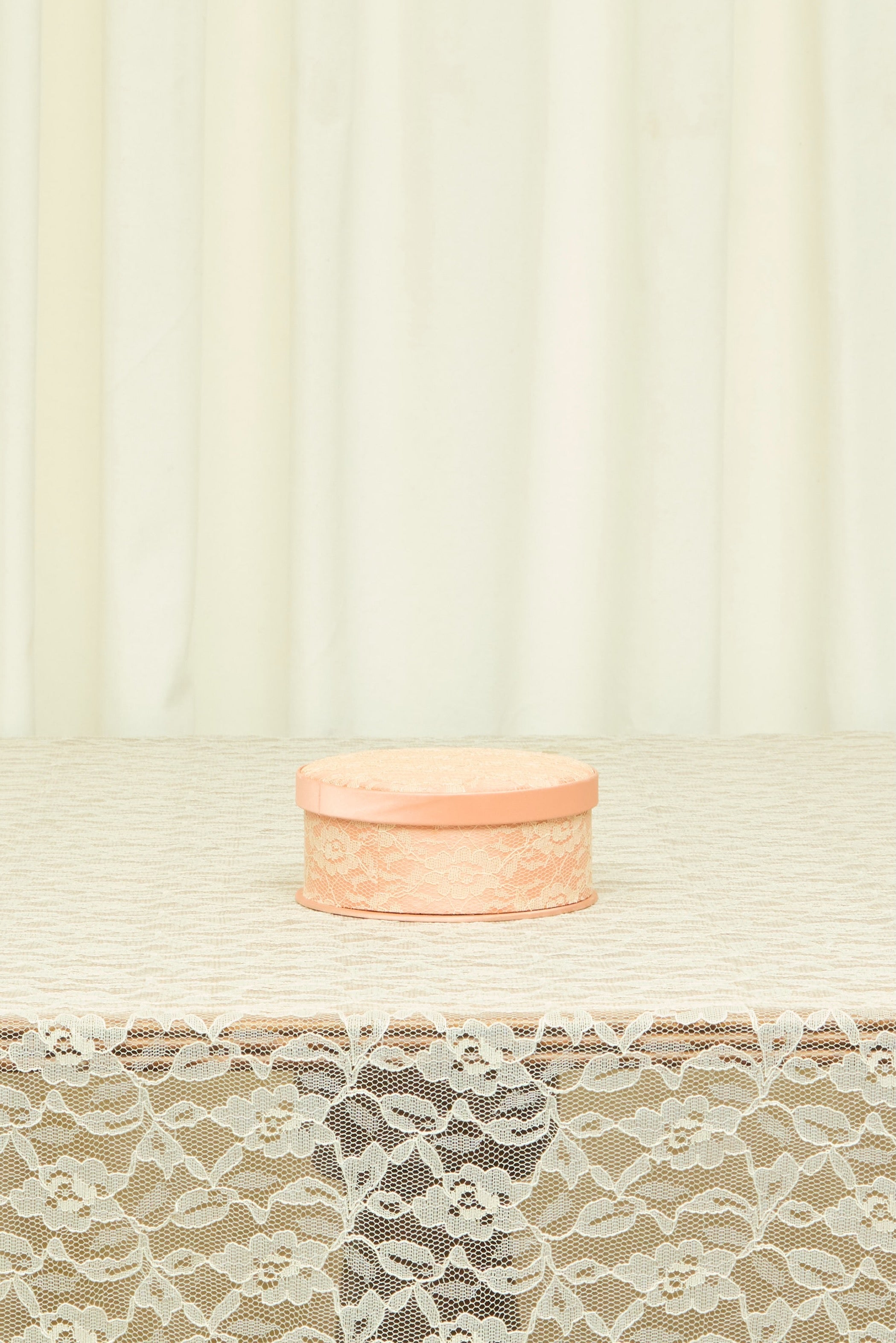 Vintage Lace Covered Box