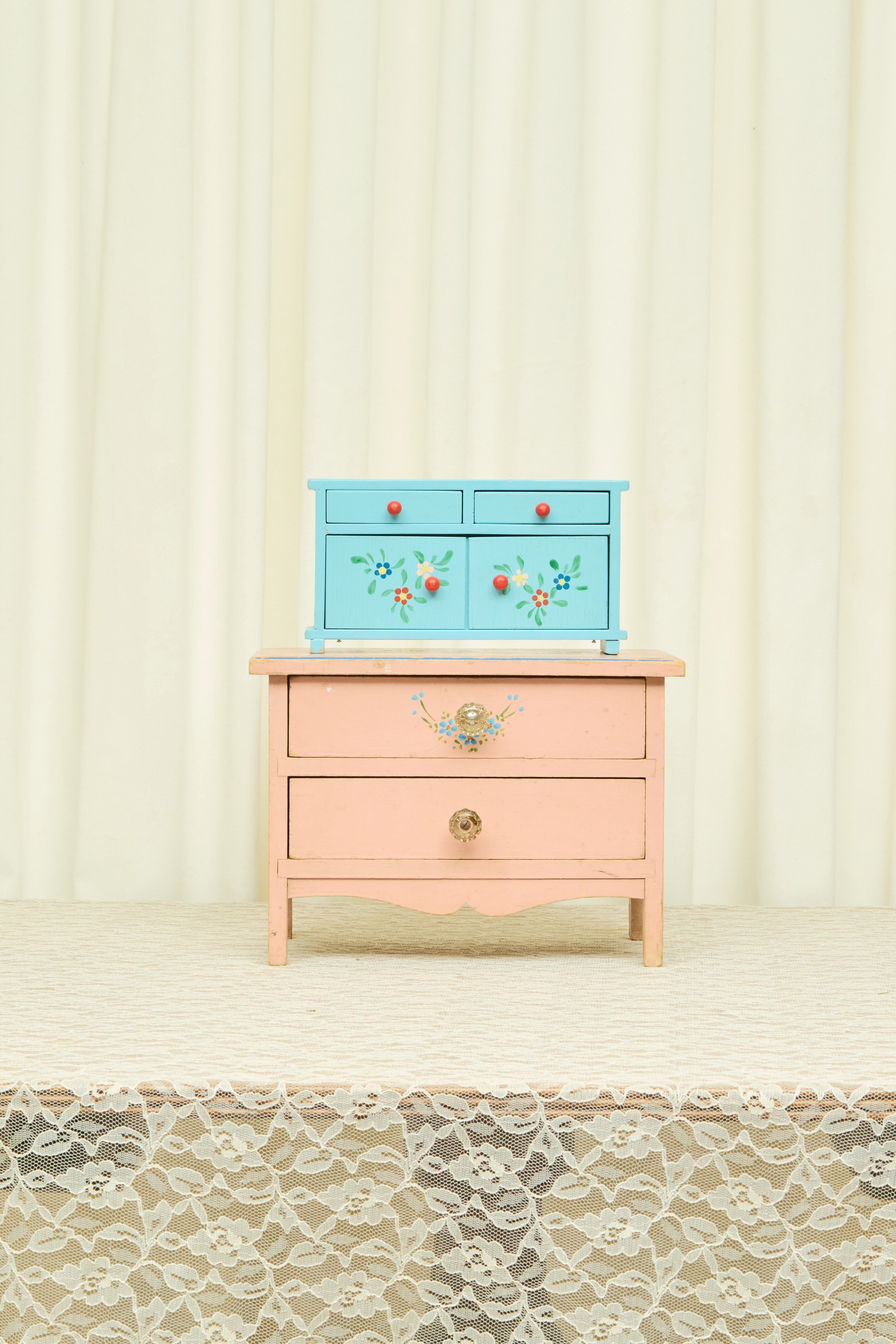 Vintage Mini Dresser Jewelry Box
