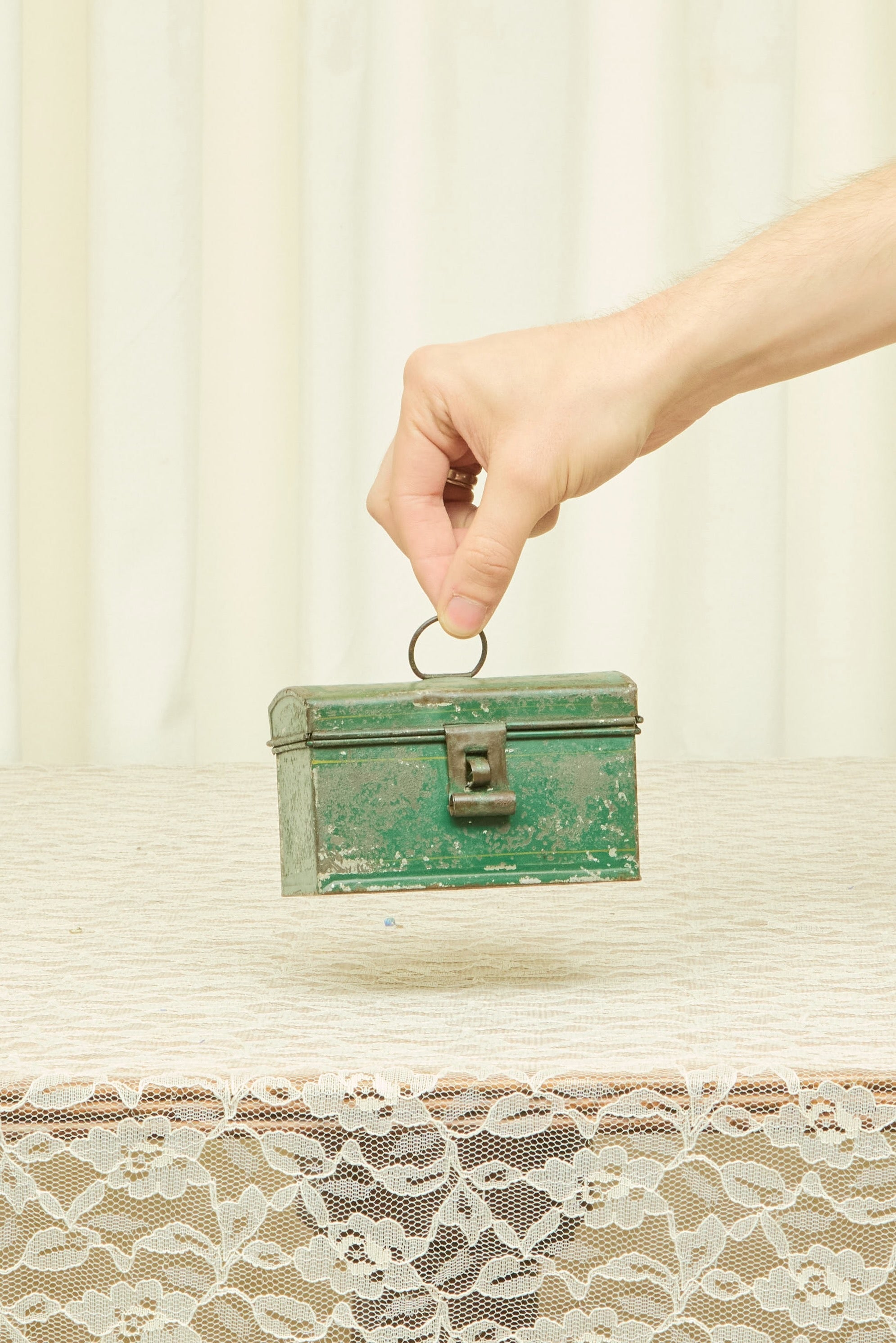 Vintage Mini Metal Box