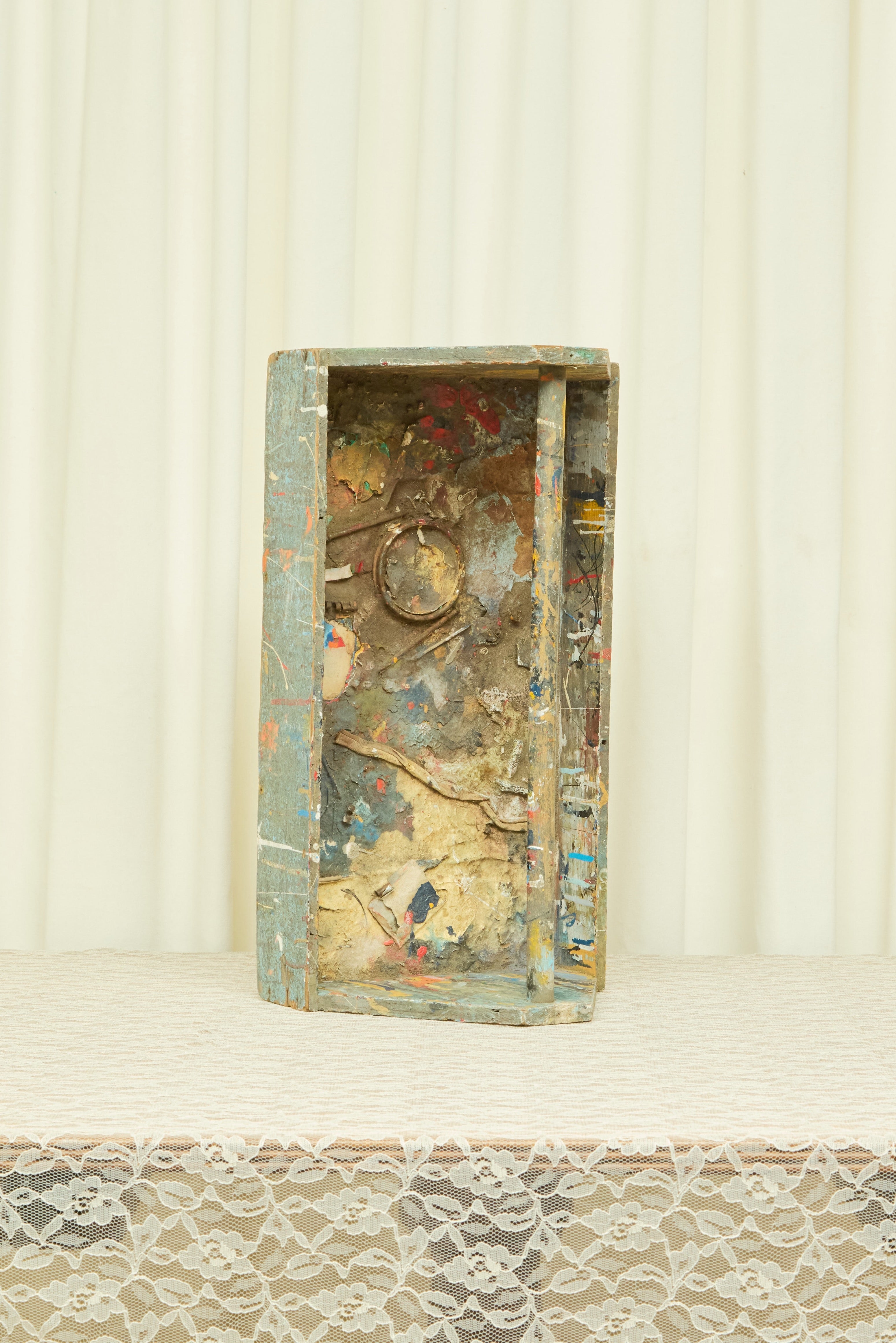 Vintage Painters Wooden Box