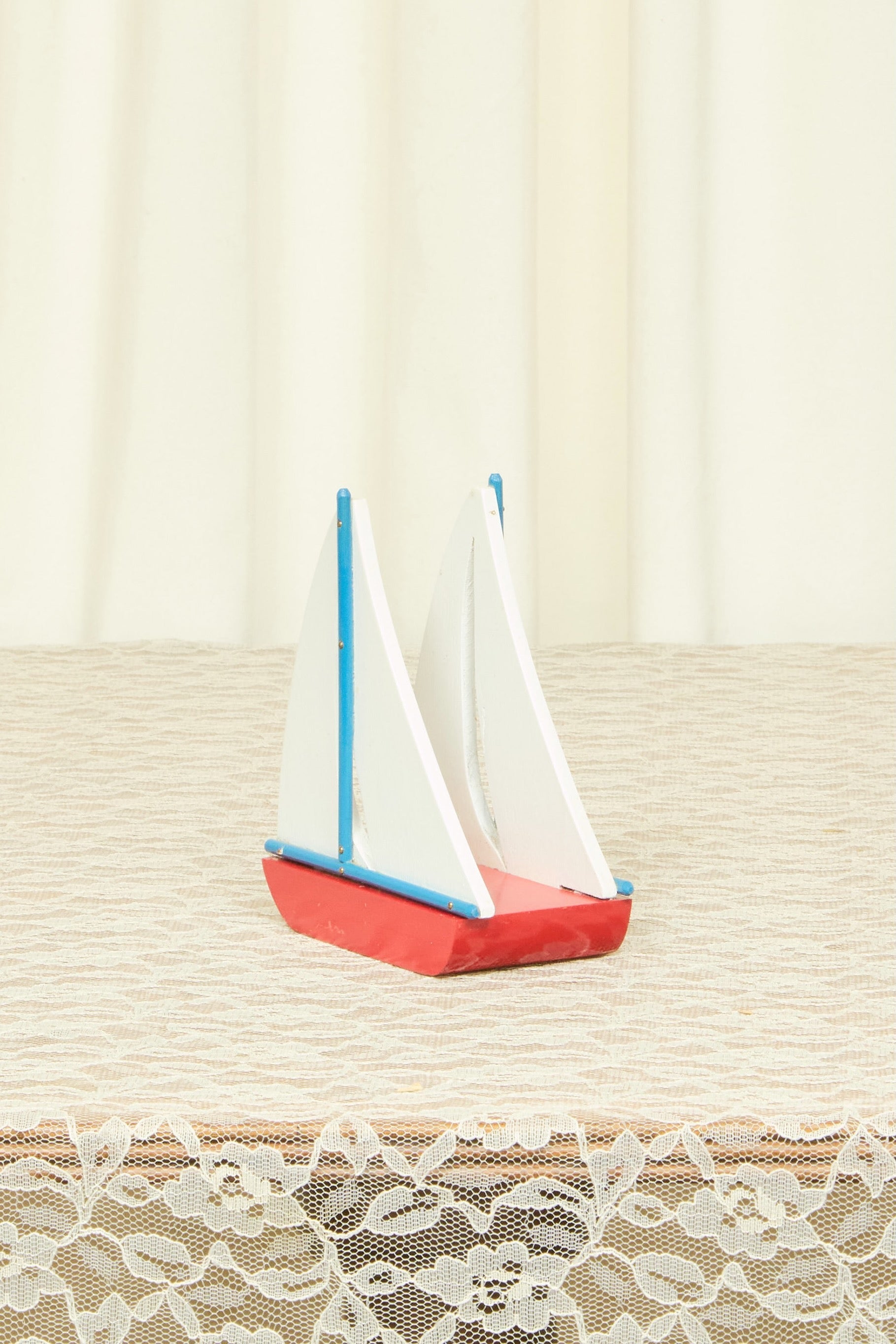 Vintage Sailboat Letter/Napkin Holder