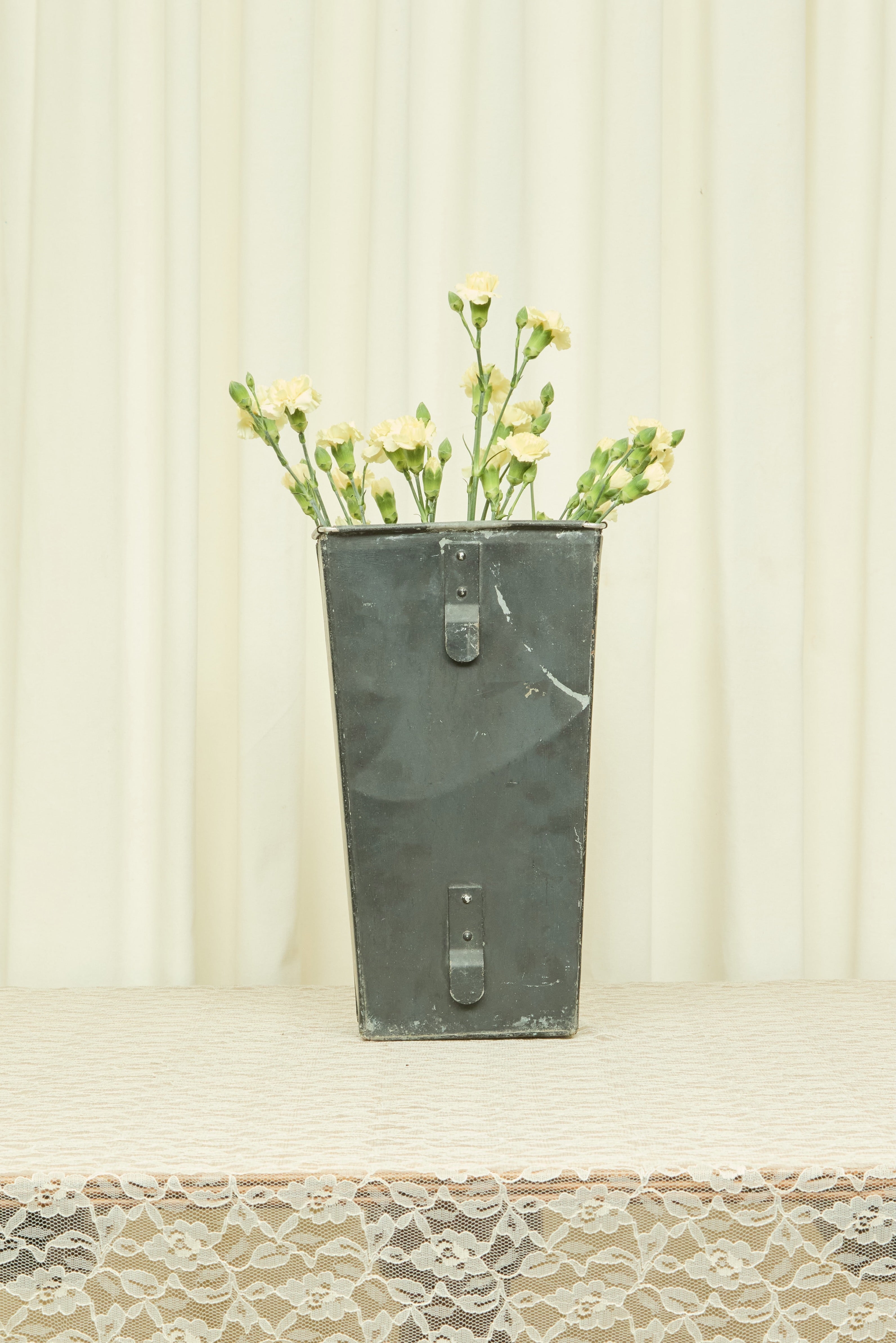 Vintage Smoking Metal Bucket