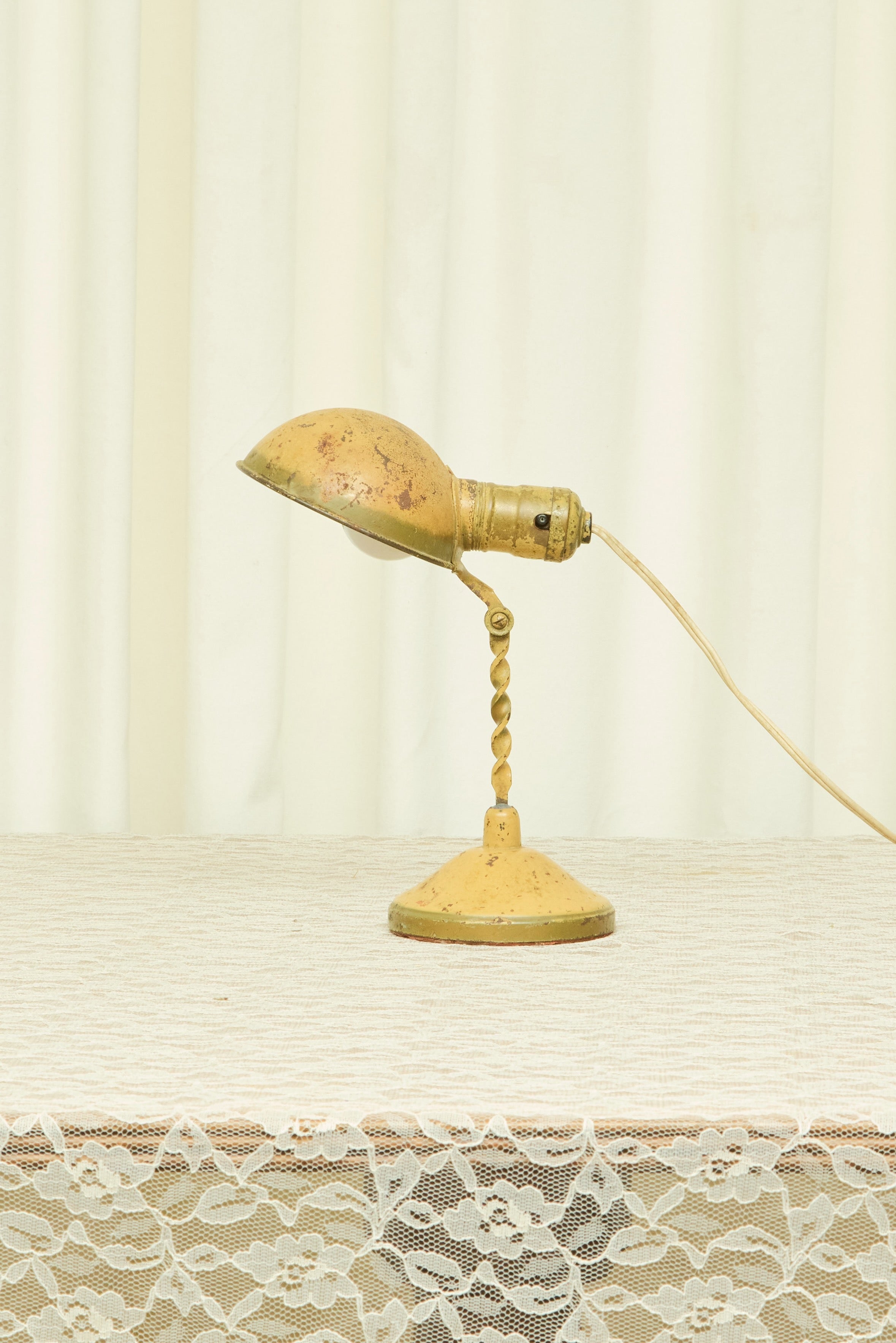 Vintage Spiral Industiral Lamp