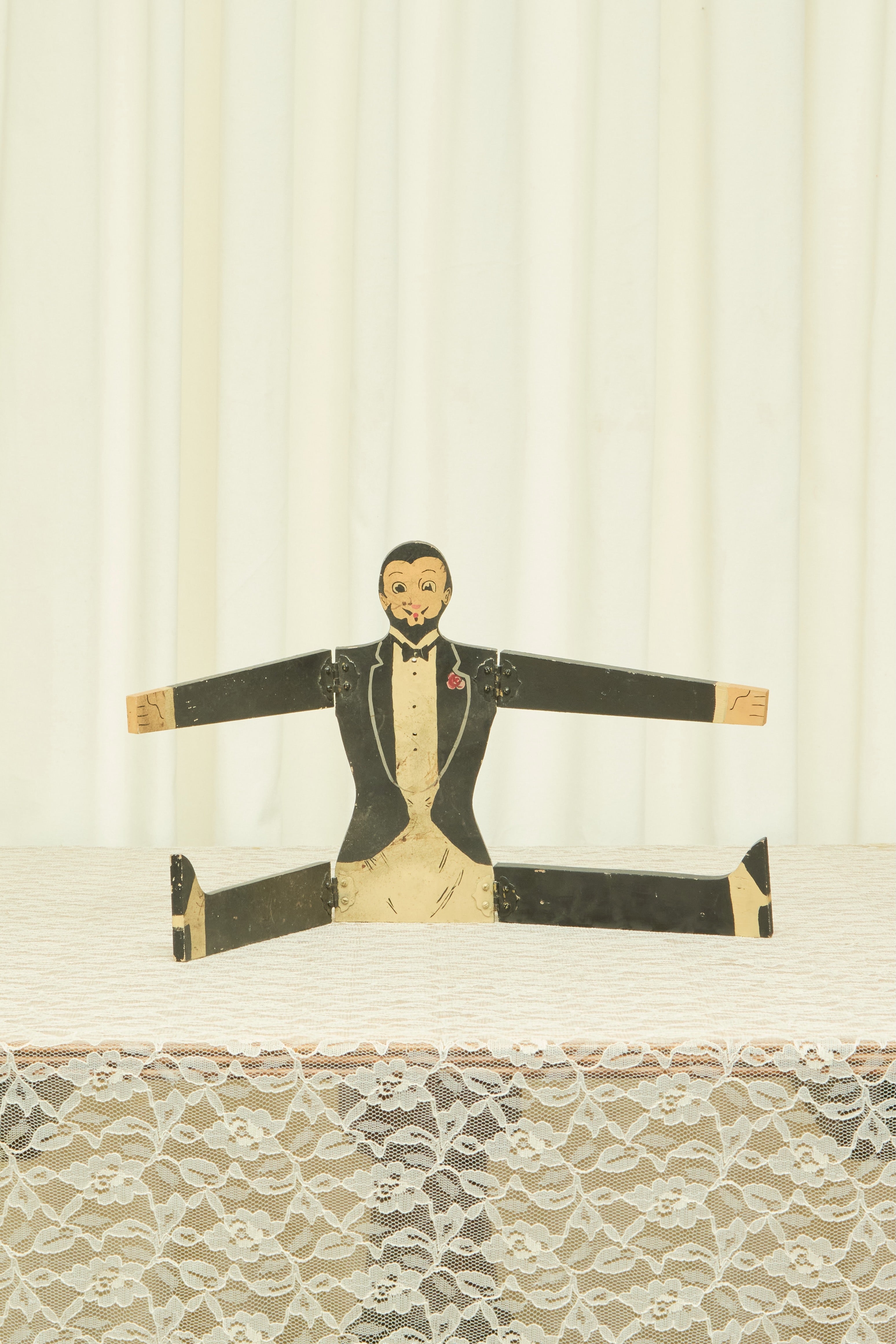 Vintage Tuxedo Man Tie Holder
