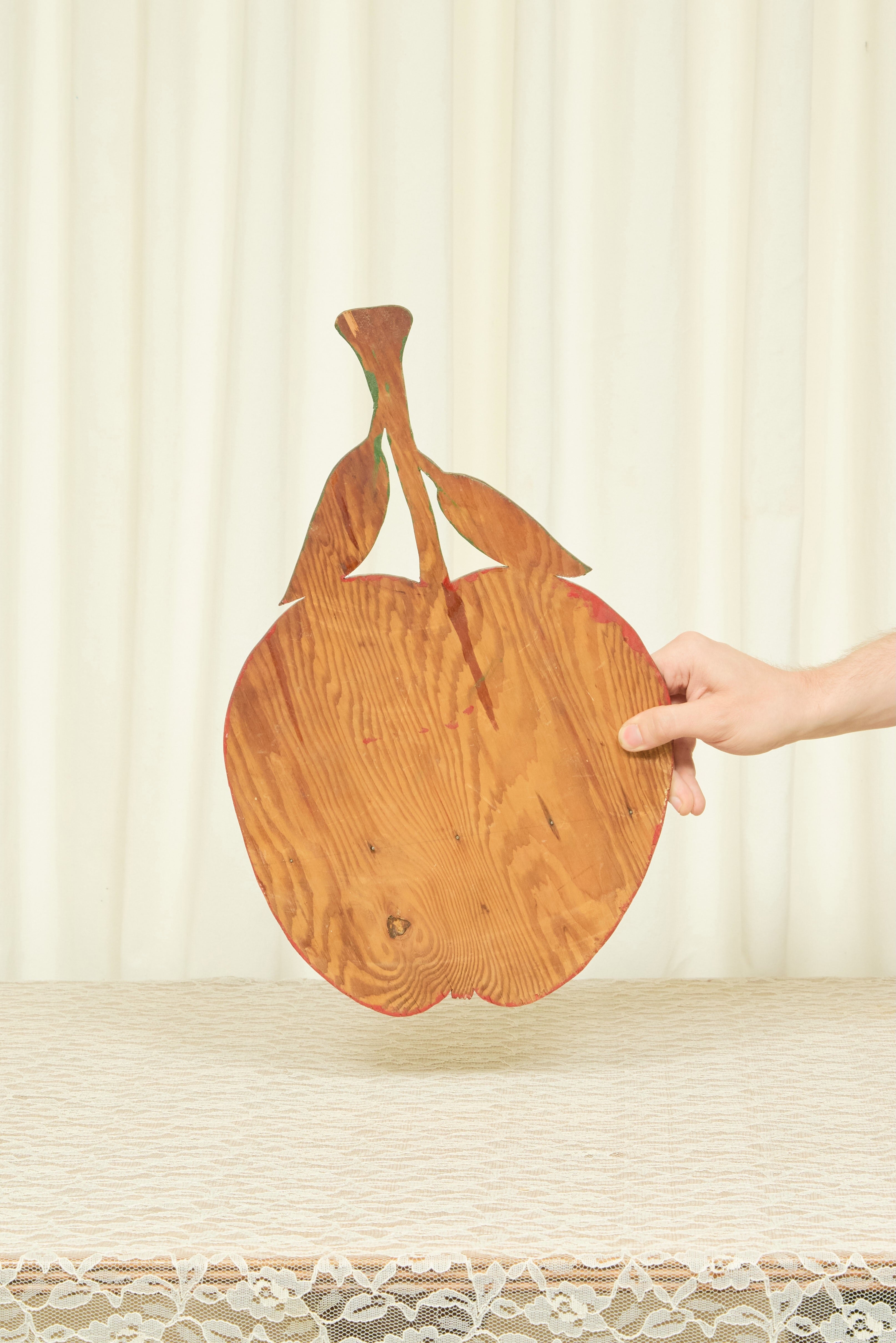 Vintage Wooden Apple Shelf