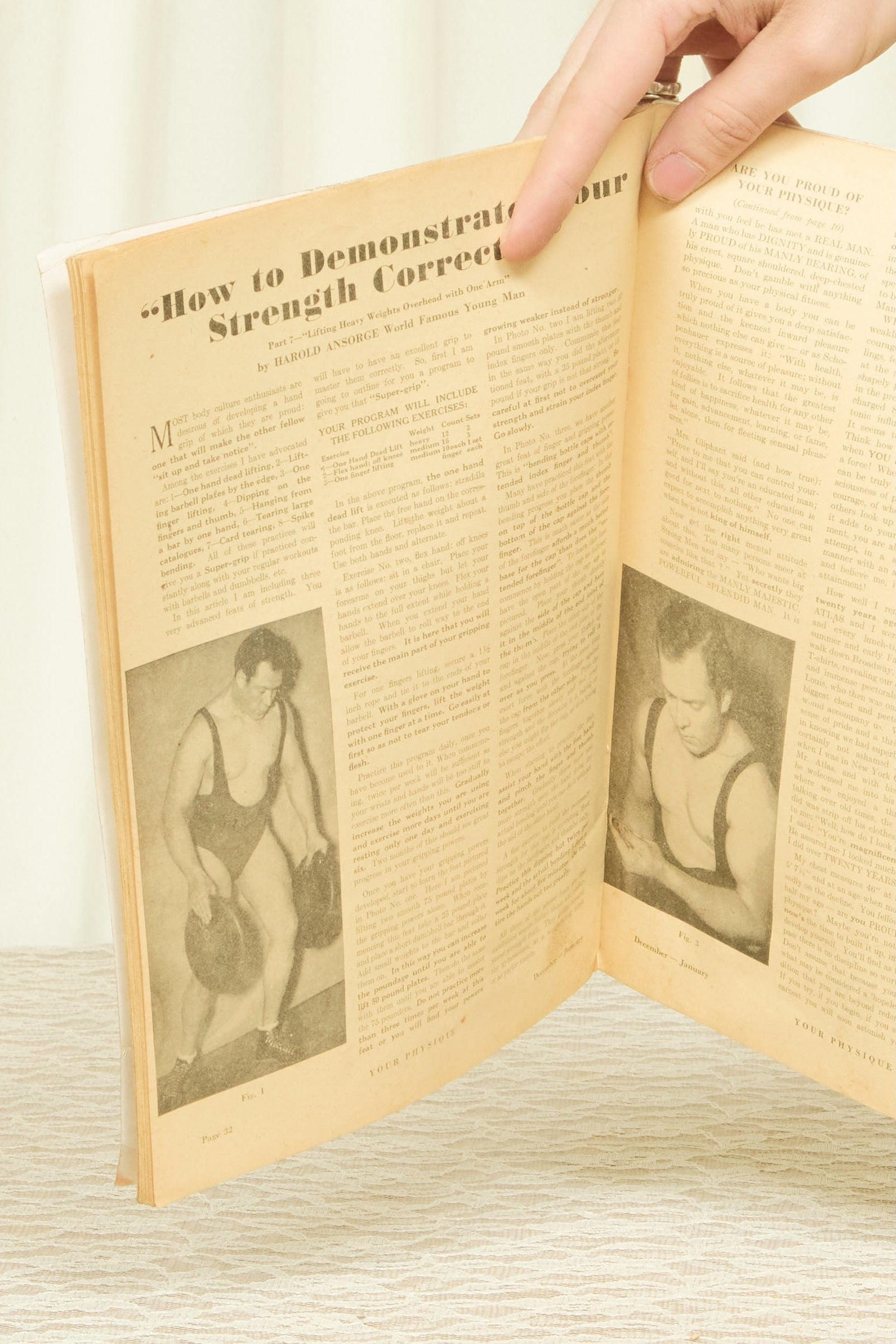 Vintage "Your Physique" Fitness Magazine (1946)