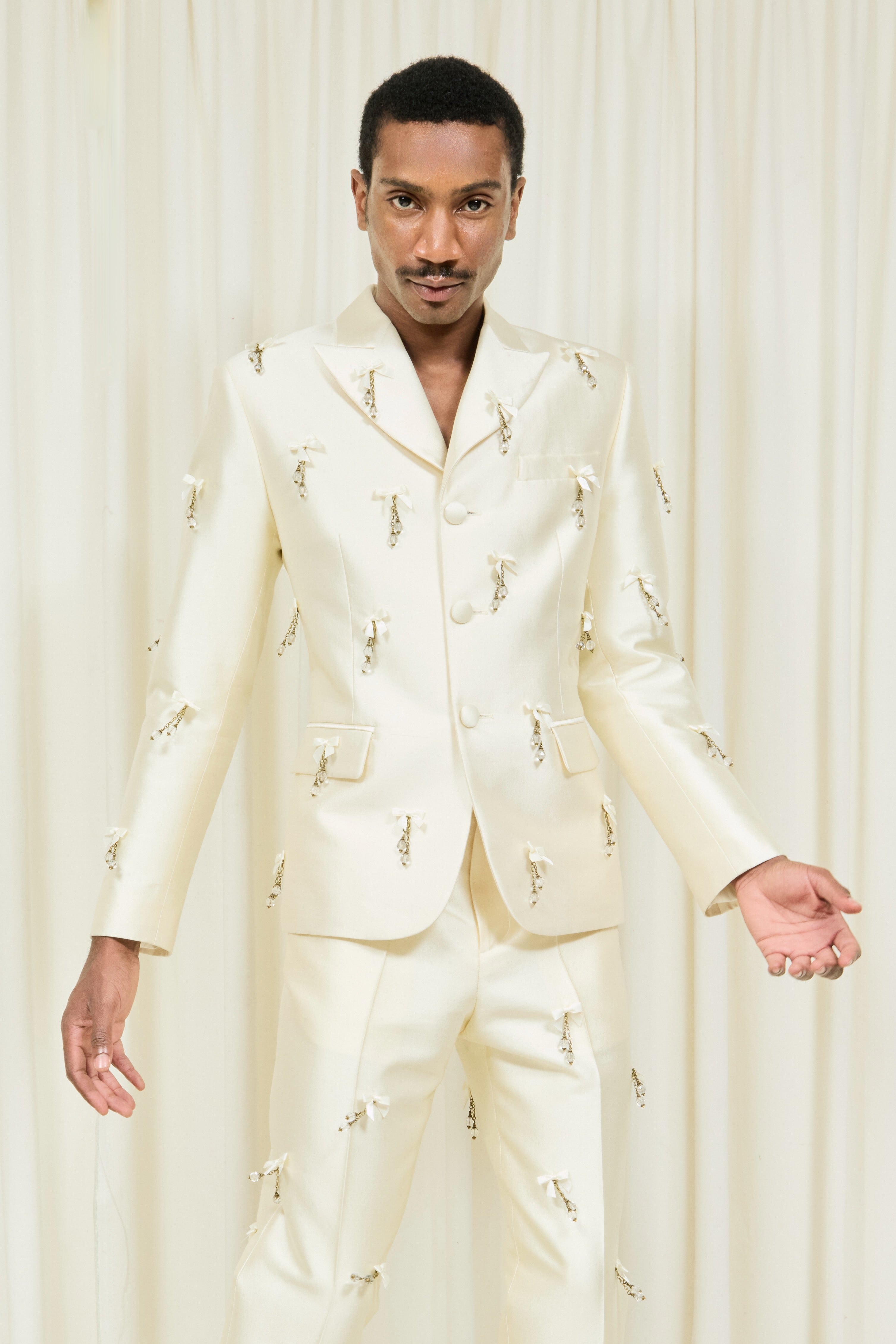 Walt Crystal Embellished Blazer