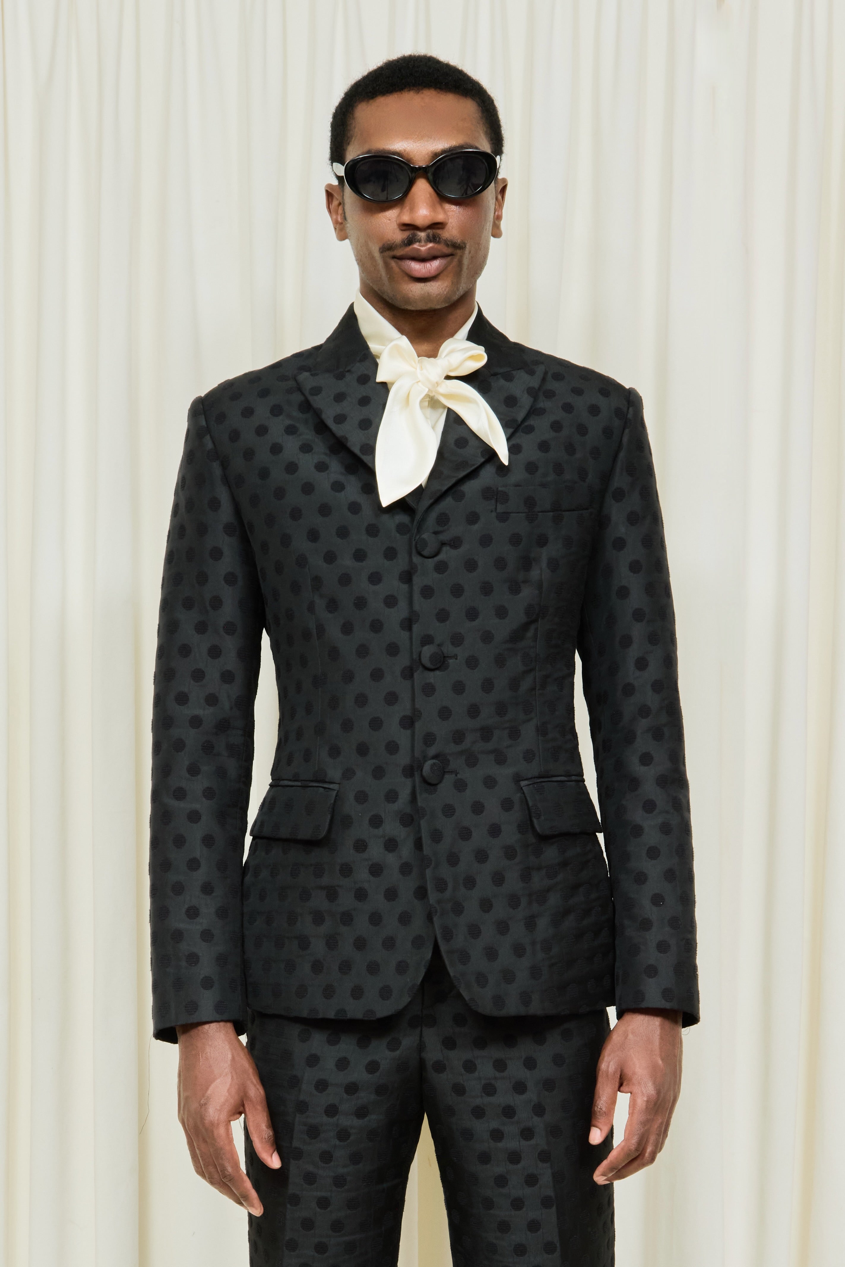 Walt Polkadot Jacquard Blazer