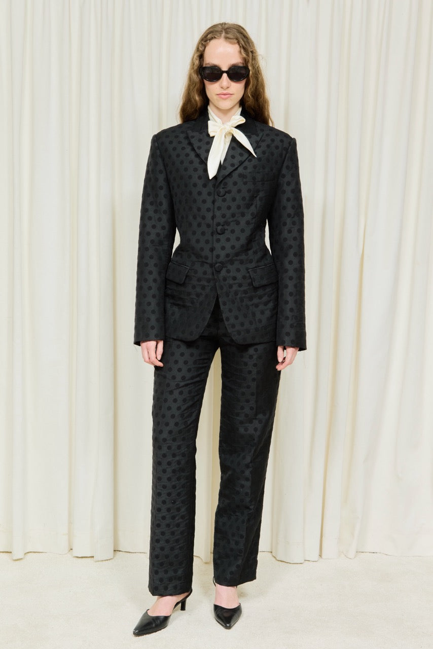 Walt Polkadot Jacquard Blazer