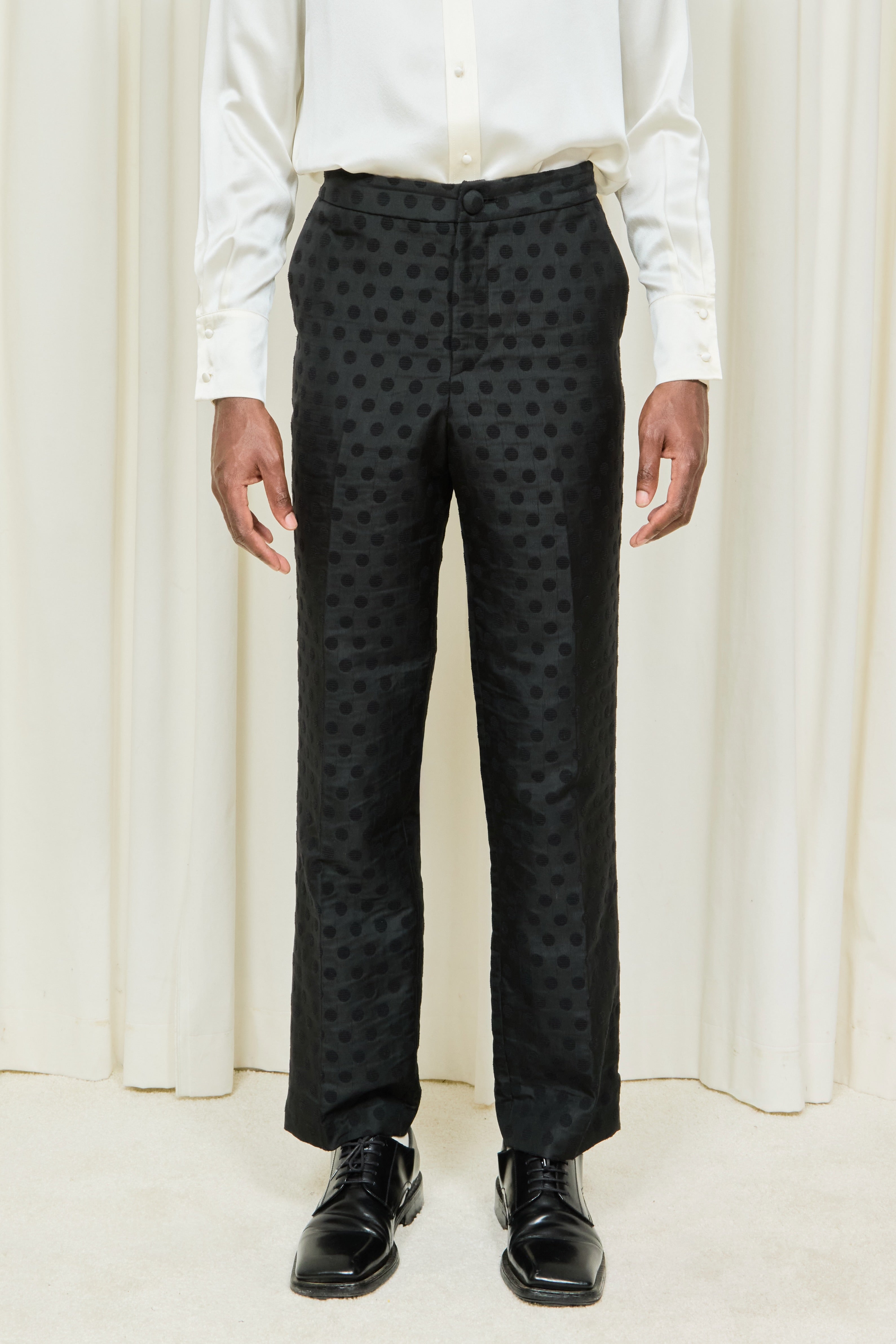 Willie Polkadot Jacquard Trouser
