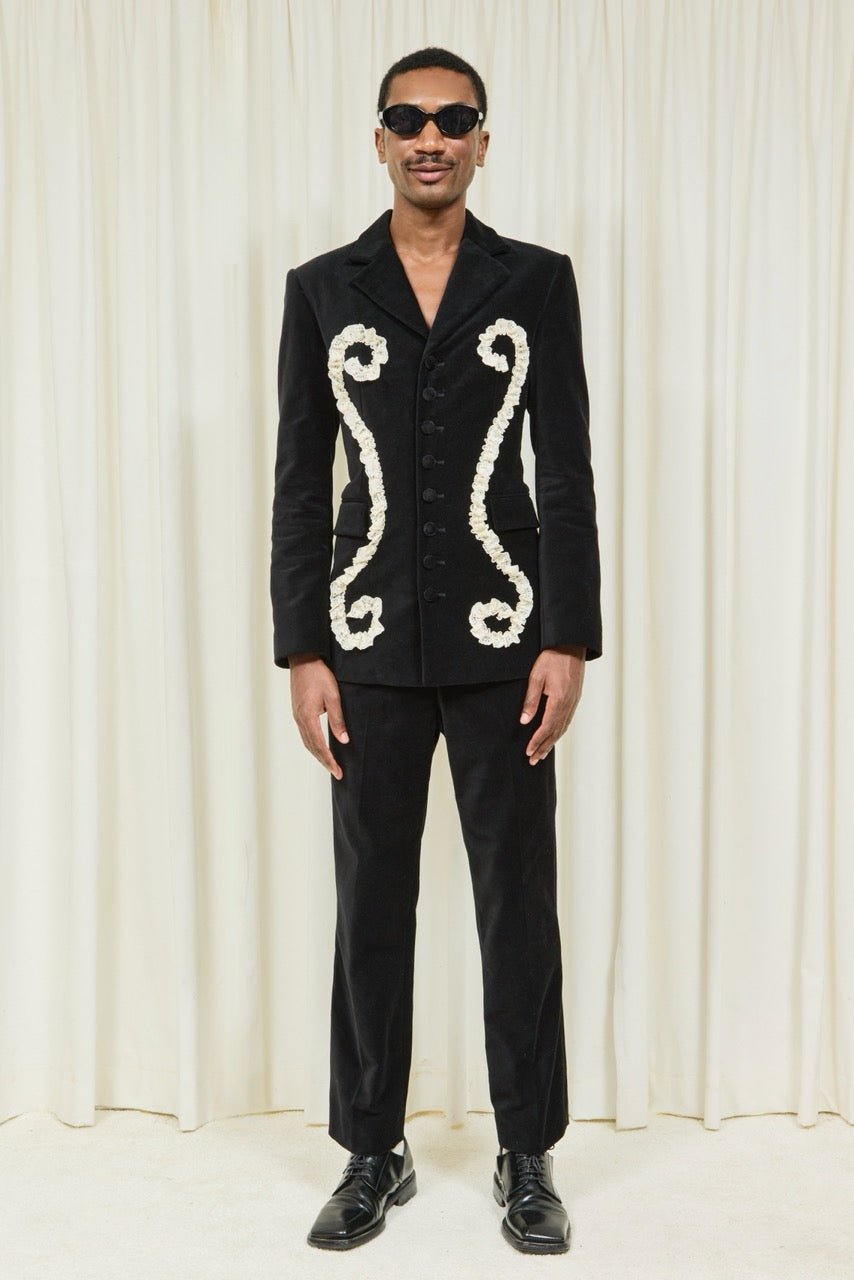 Winsted Ruched Scroll Hourglass Jacket